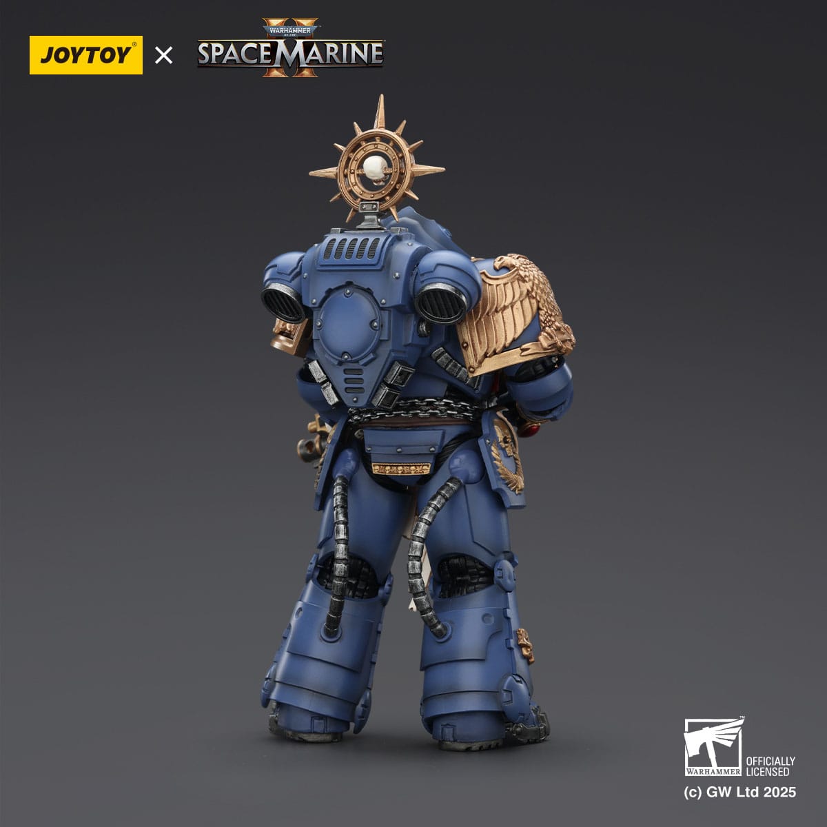 Warhammer 40k: Ultramarines Heavy Relic Primus Armor with Heavy Relic Bolt Rifle (Space Marine 2)-Actionfiguren-JoyToy-Mighty Underground