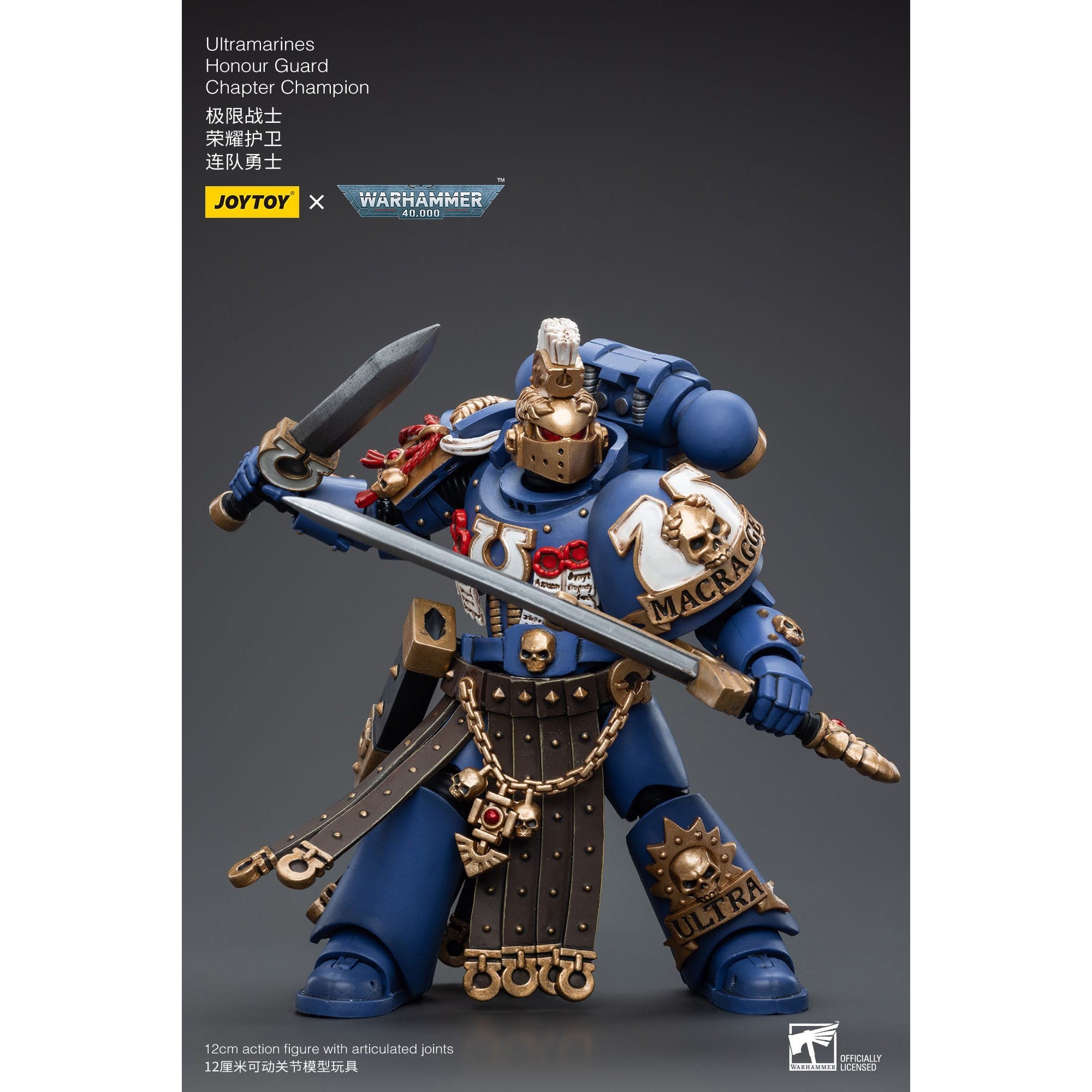 Warhammer 40k: Ultramarines Honour Guard Chapter Champion - 12 cm-Actionfiguren-JoyToy-Mighty Underground