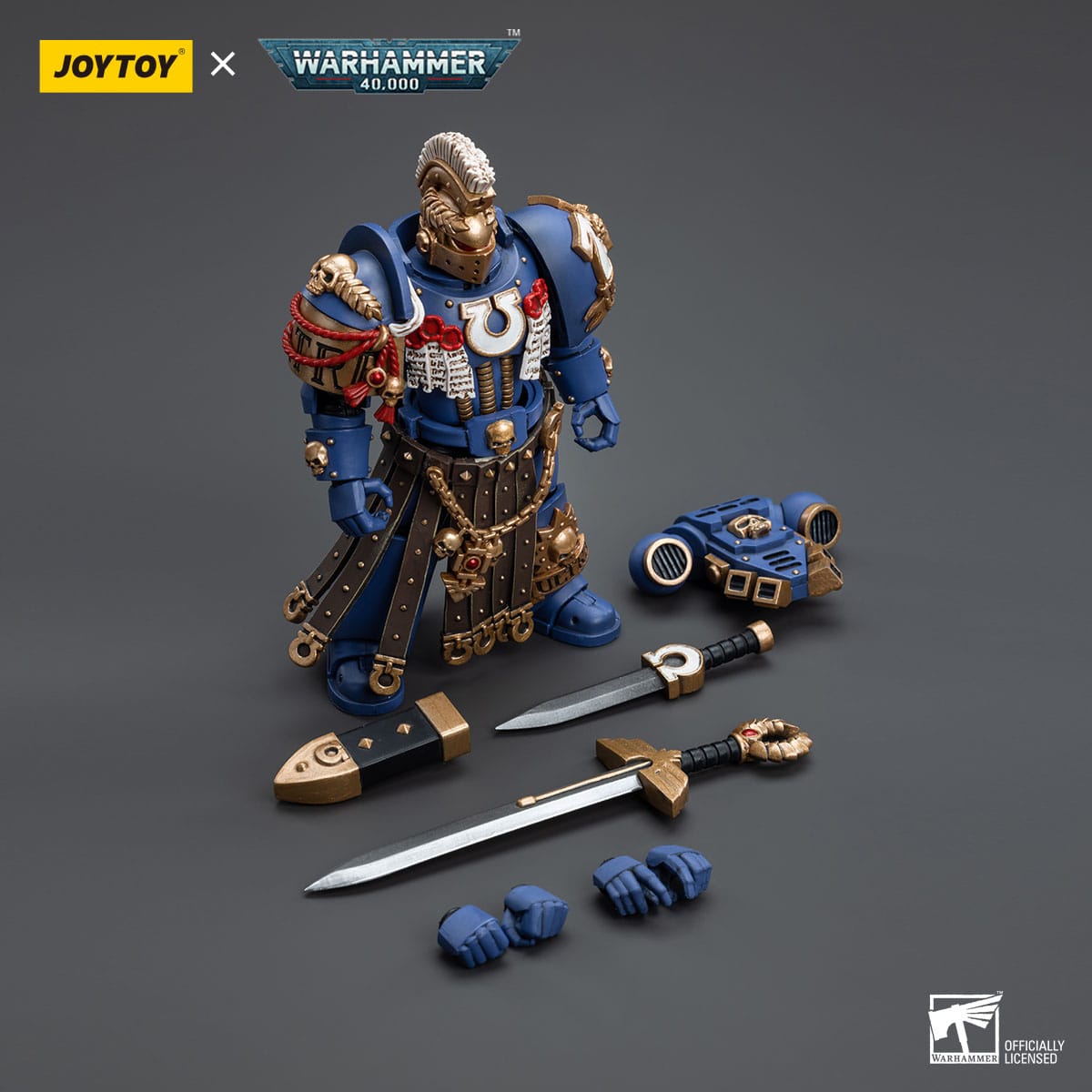 Warhammer 40k: Ultramarines Honour Guard Chapter Champion - 12 cm-Actionfiguren-JoyToy-Mighty Underground