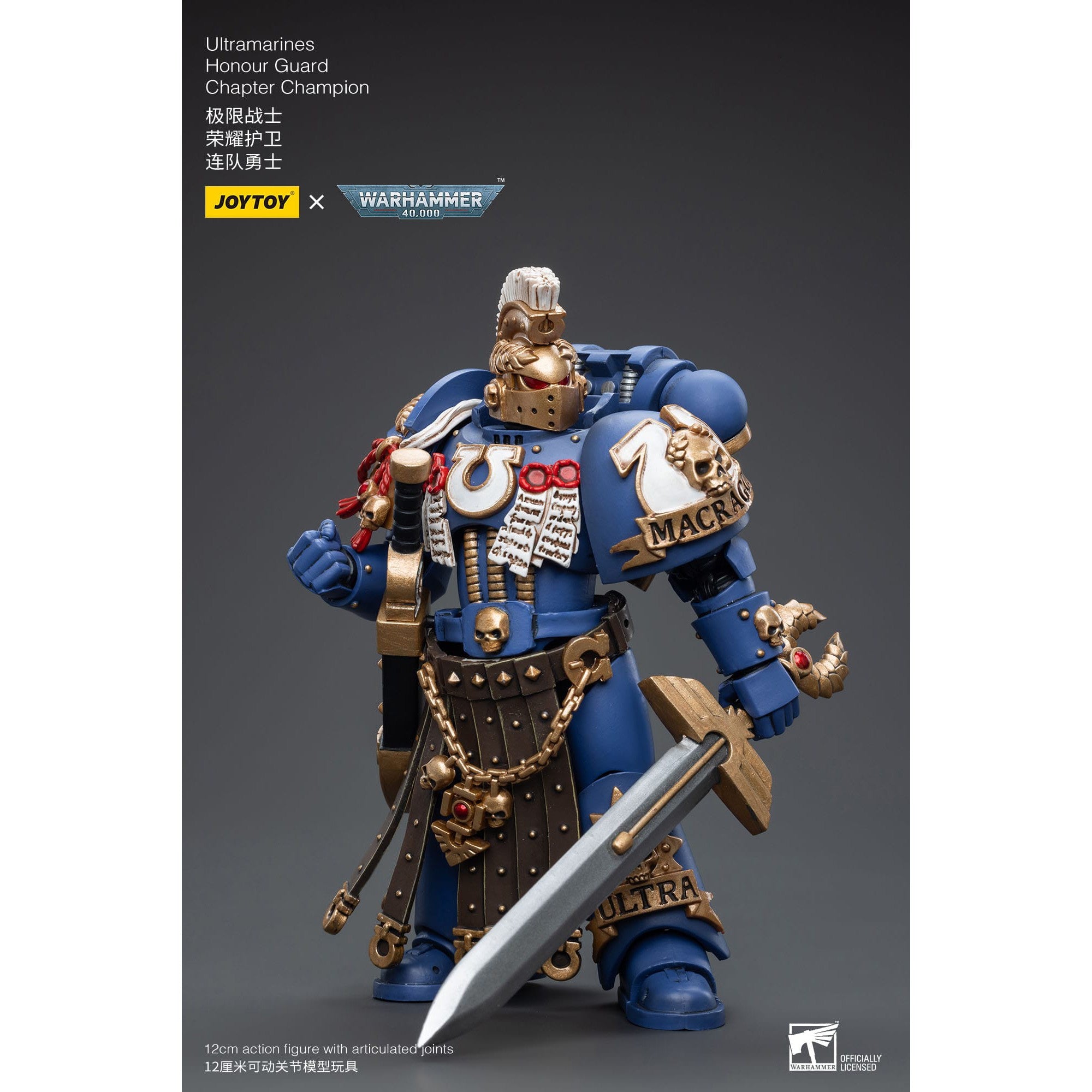 Warhammer 40k: Ultramarines Honour Guard Chapter Champion - 12 cm-Actionfiguren-JoyToy-Mighty Underground