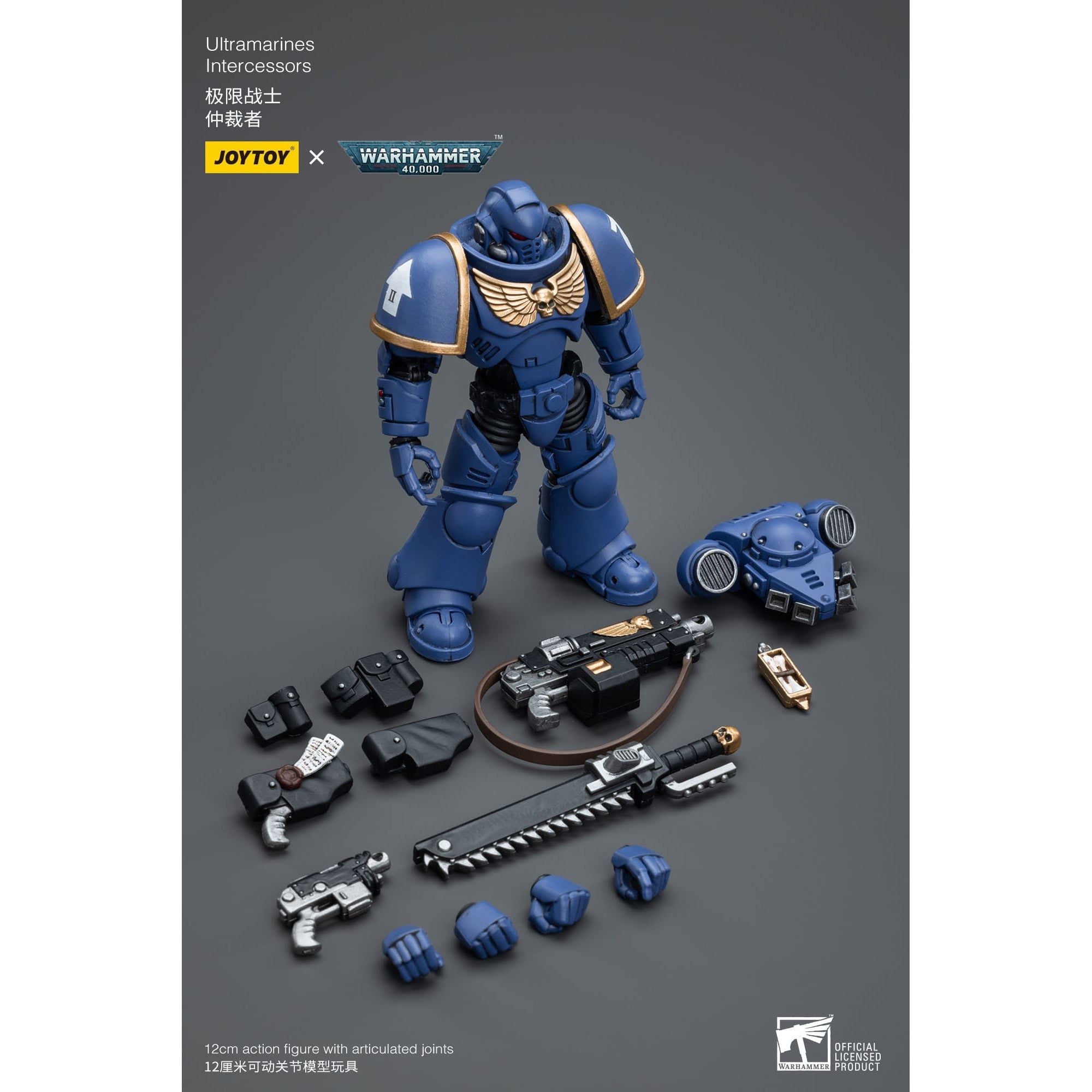 Warhammer 40k: Ultramarines Intercessors - 12 cm-Actionfiguren-JoyToy-Mighty Underground