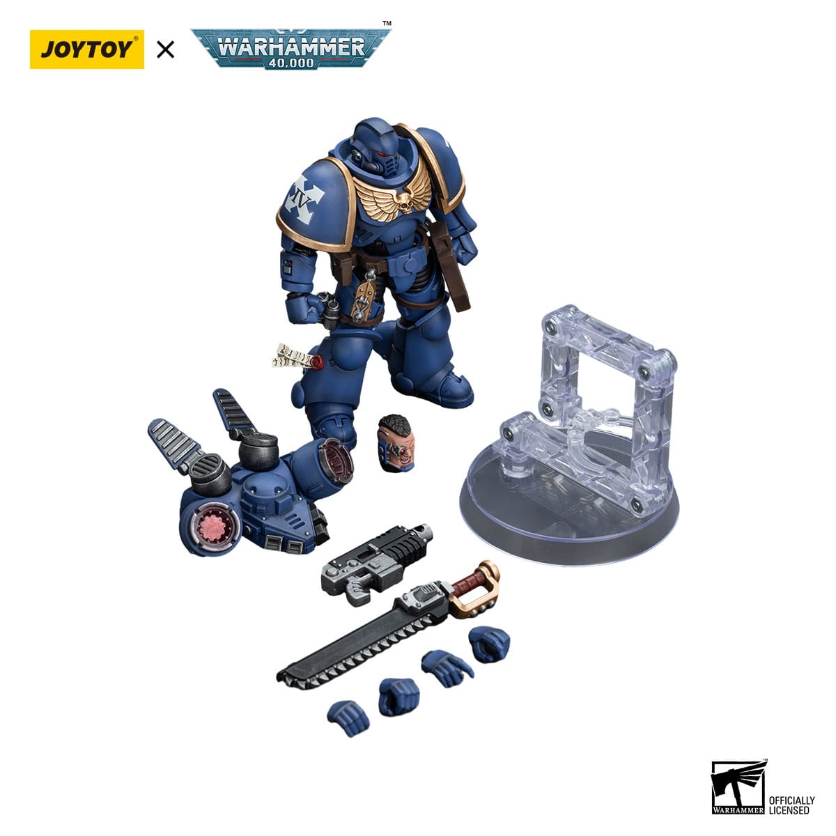 Warhammer 40k: Ultramarines Jump Pack Intercessor 2-Actionfiguren-JoyToy-Mighty Underground