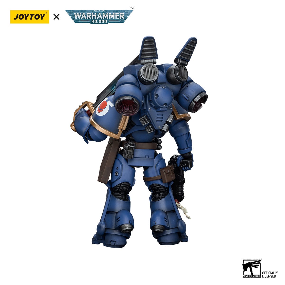 Warhammer 40k: Ultramarines Jump Pack Intercessors Sergeant With Plasma Pistol And Power Sword - 12 cm-Actionfiguren-JoyToy-Mighty Underground