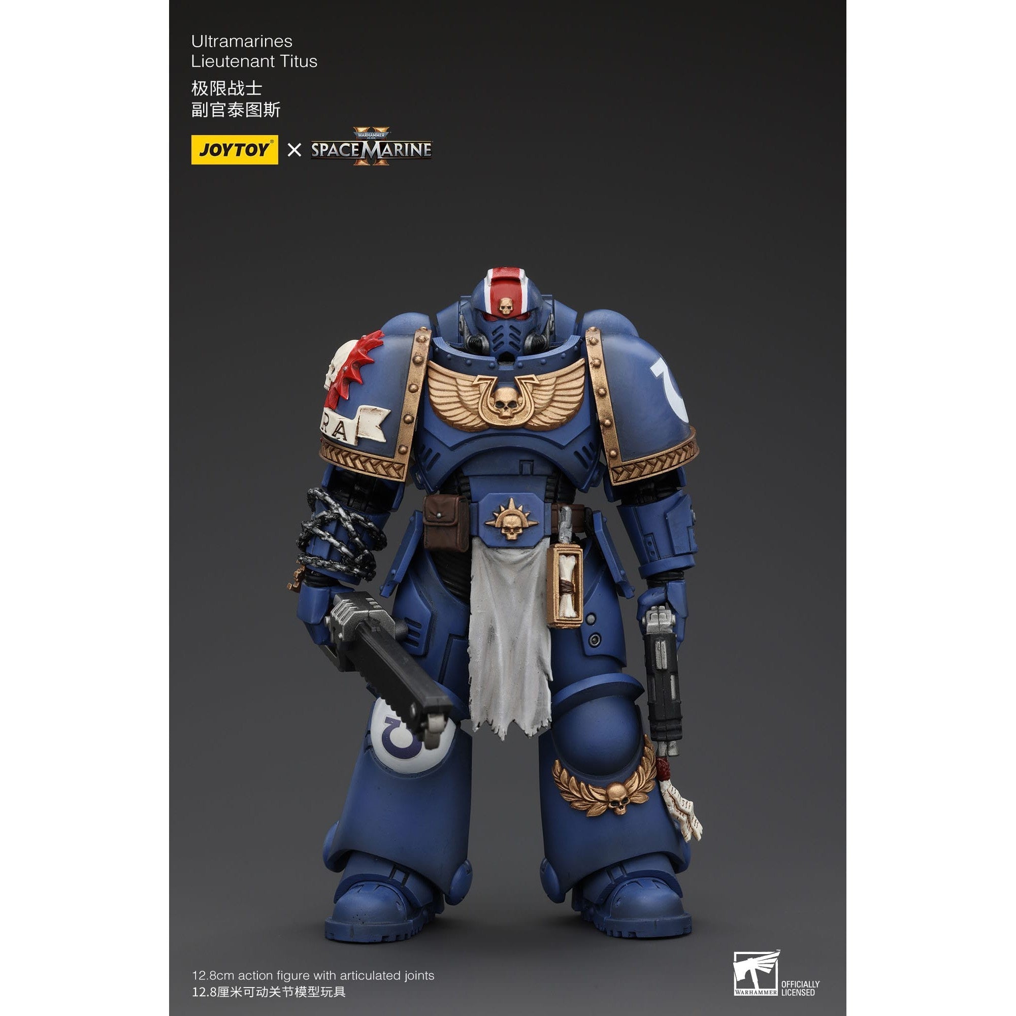 Warhammer 40k: Uitramarines Lieutenant Titus (Space Marine II)-Actionfiguren-JoyToy-Mighty Underground