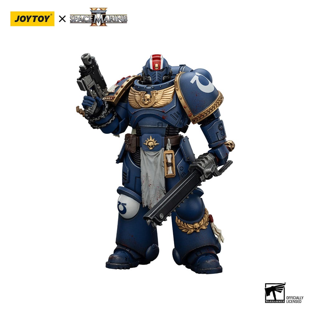 Warhammer 40k: Ultramarines Lieutenant Titus (Space Marine II) [Collectors Edition]-Actionfiguren-JoyToy-Mighty Underground