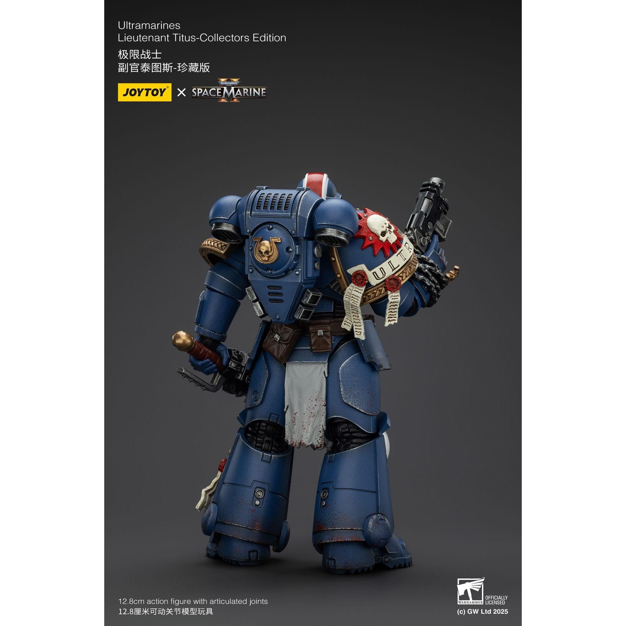 Warhammer 40k: Ultramarines Lieutenant Titus (Space Marine II) [Collectors Edition]-Actionfiguren-JoyToy-Mighty Underground