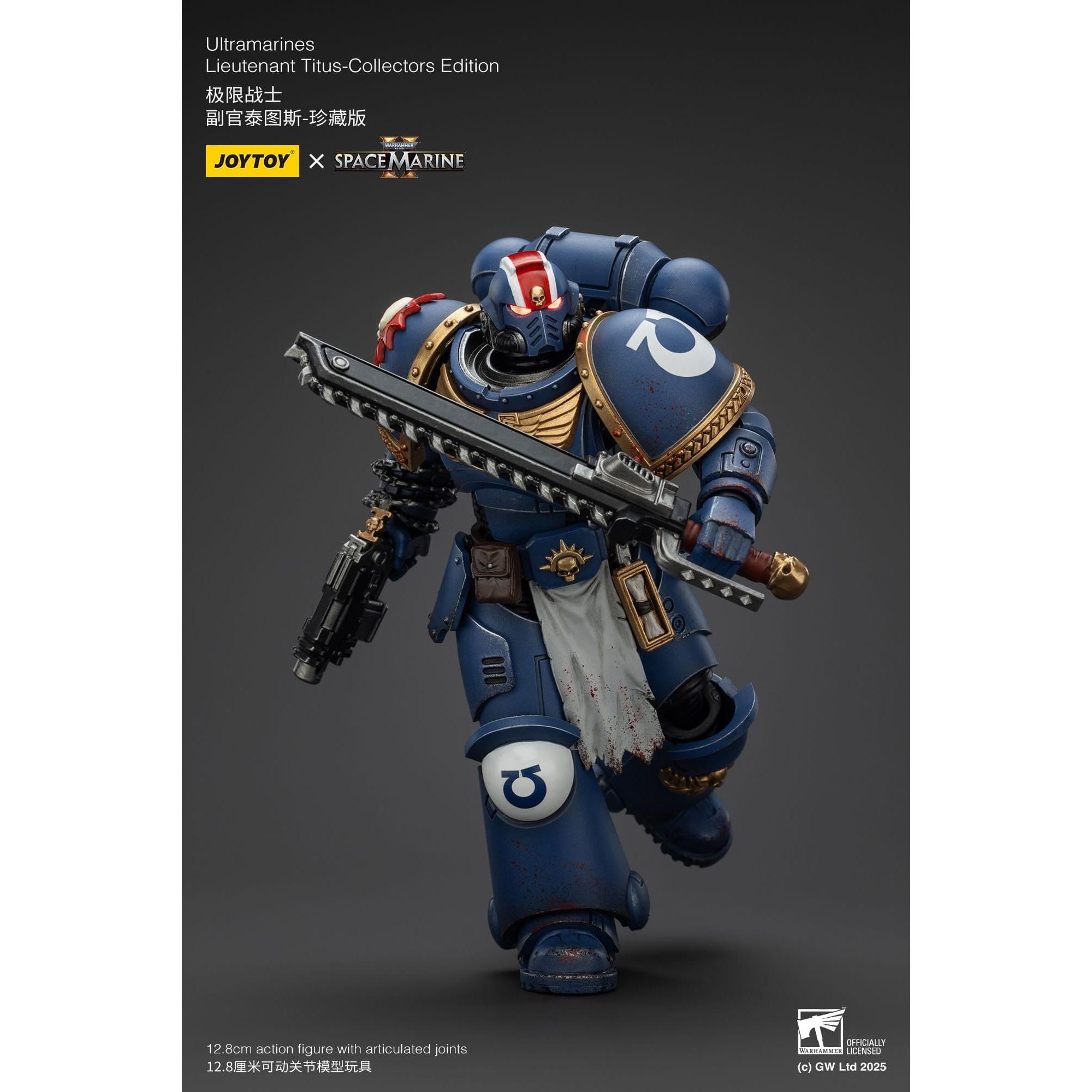 Warhammer 40k: Ultramarines Lieutenant Titus (Space Marine II) [Collectors Edition]-Actionfiguren-JoyToy-Mighty Underground