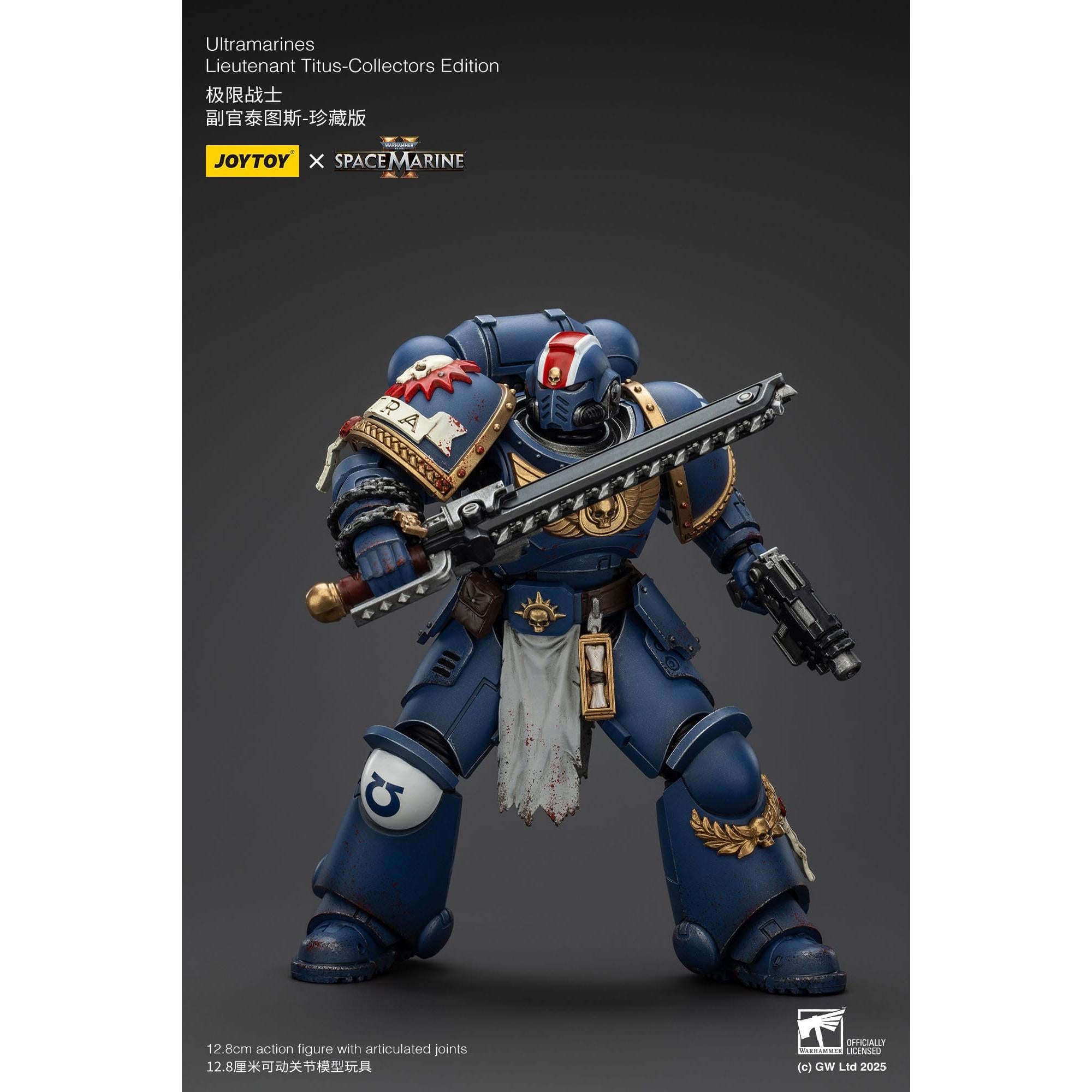 Warhammer 40k: Ultramarines Lieutenant Titus (Space Marine II) [Collectors Edition]-Actionfiguren-JoyToy-Mighty Underground