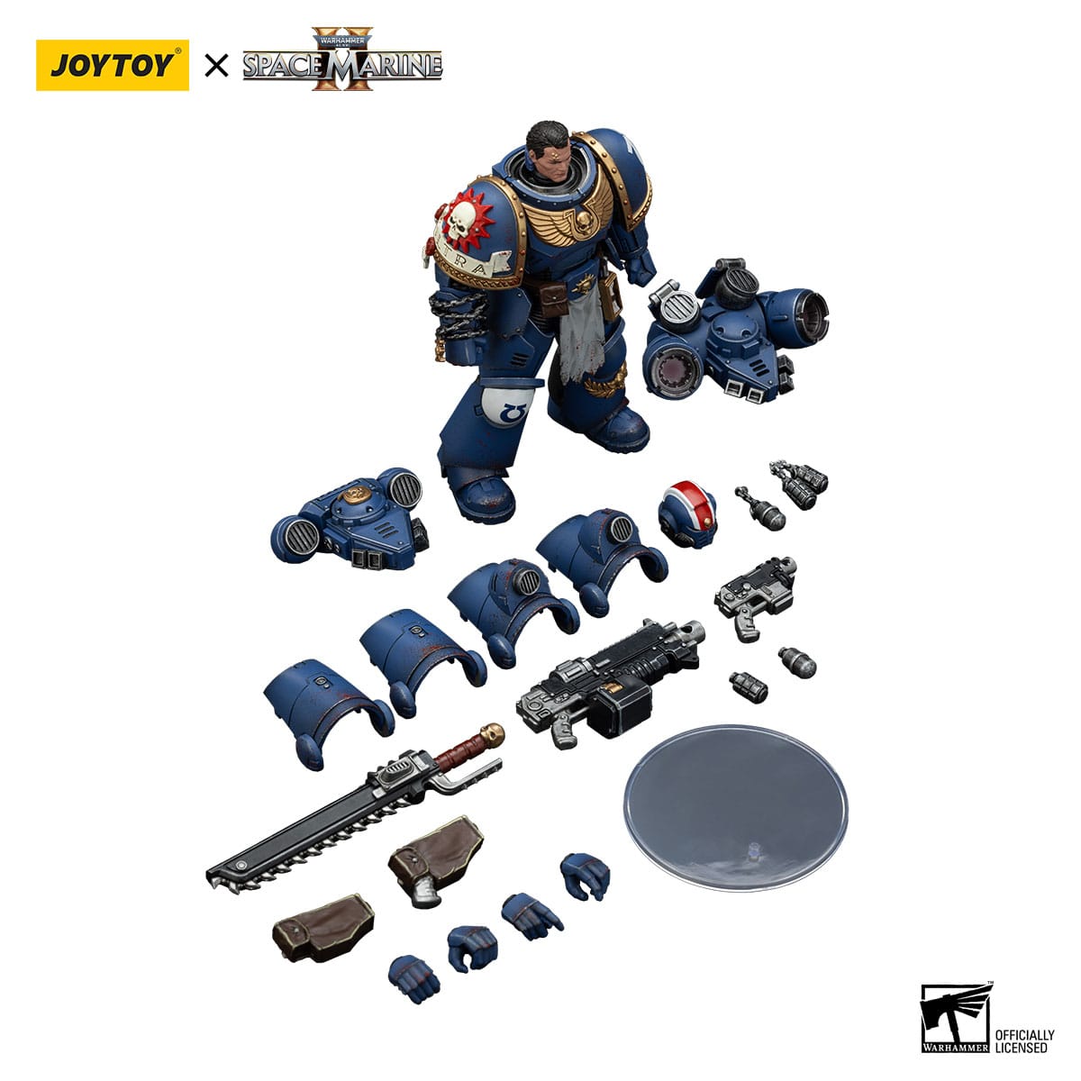 Warhammer 40k: Ultramarines Lieutenant Titus (Space Marine II) [Collectors Edition]-Actionfiguren-JoyToy-Mighty Underground