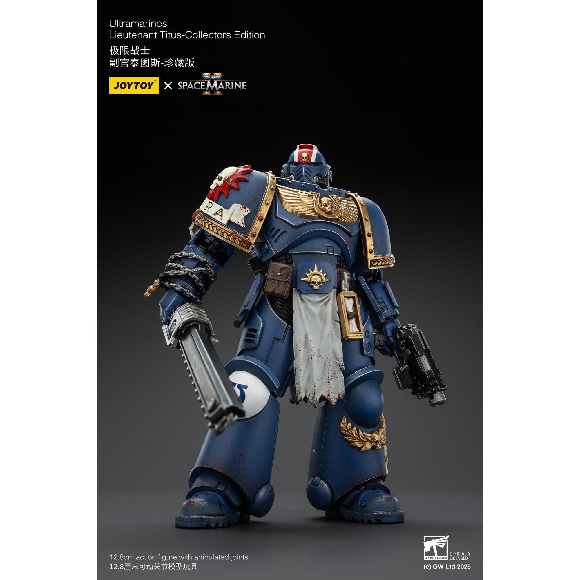 Warhammer 40k: Ultramarines Lieutenant Titus (Space Marine II) [Collectors Edition]-Actionfiguren-JoyToy-Mighty Underground