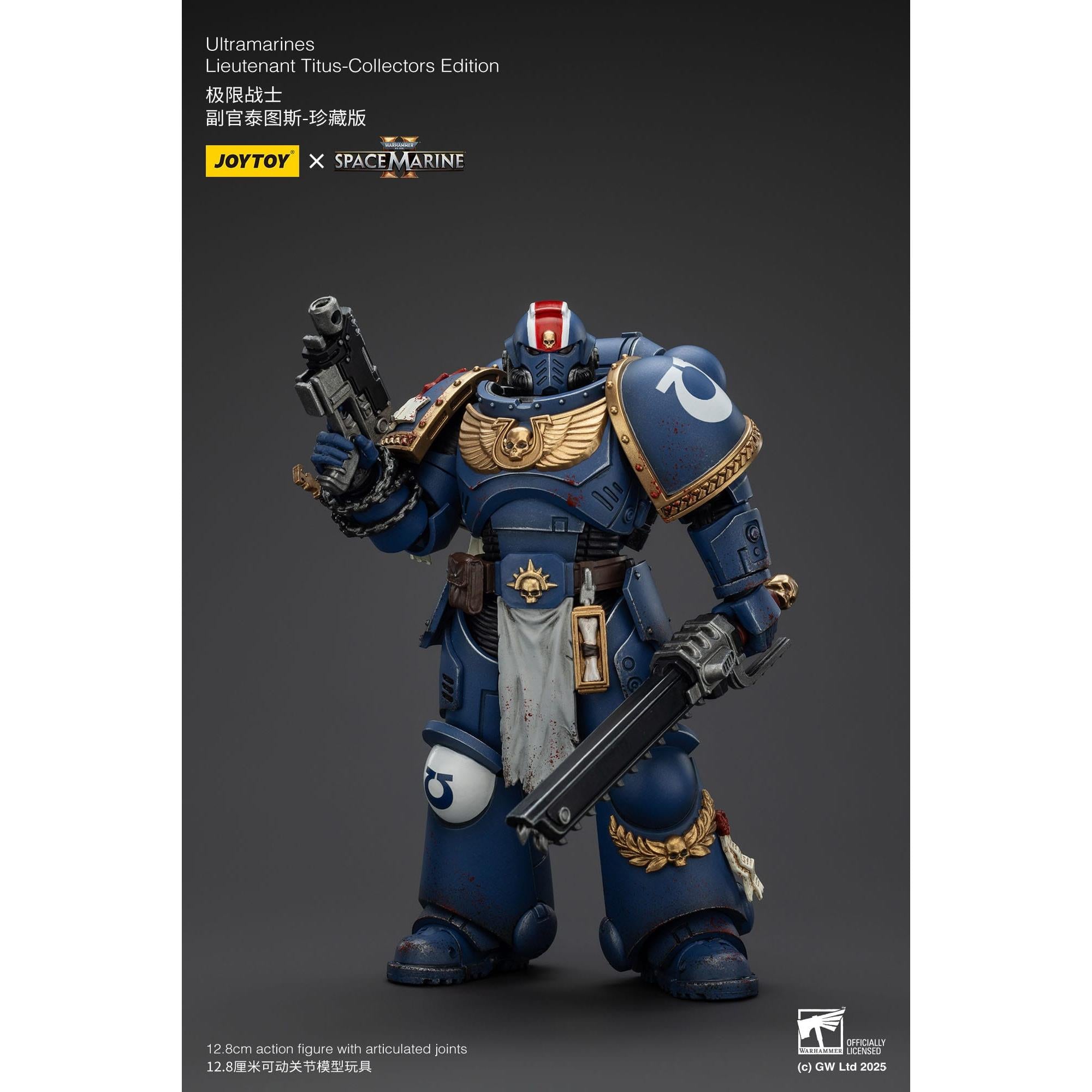 Warhammer 40k: Ultramarines Lieutenant Titus (Space Marine II) [Collectors Edition]-Actionfiguren-JoyToy-Mighty Underground