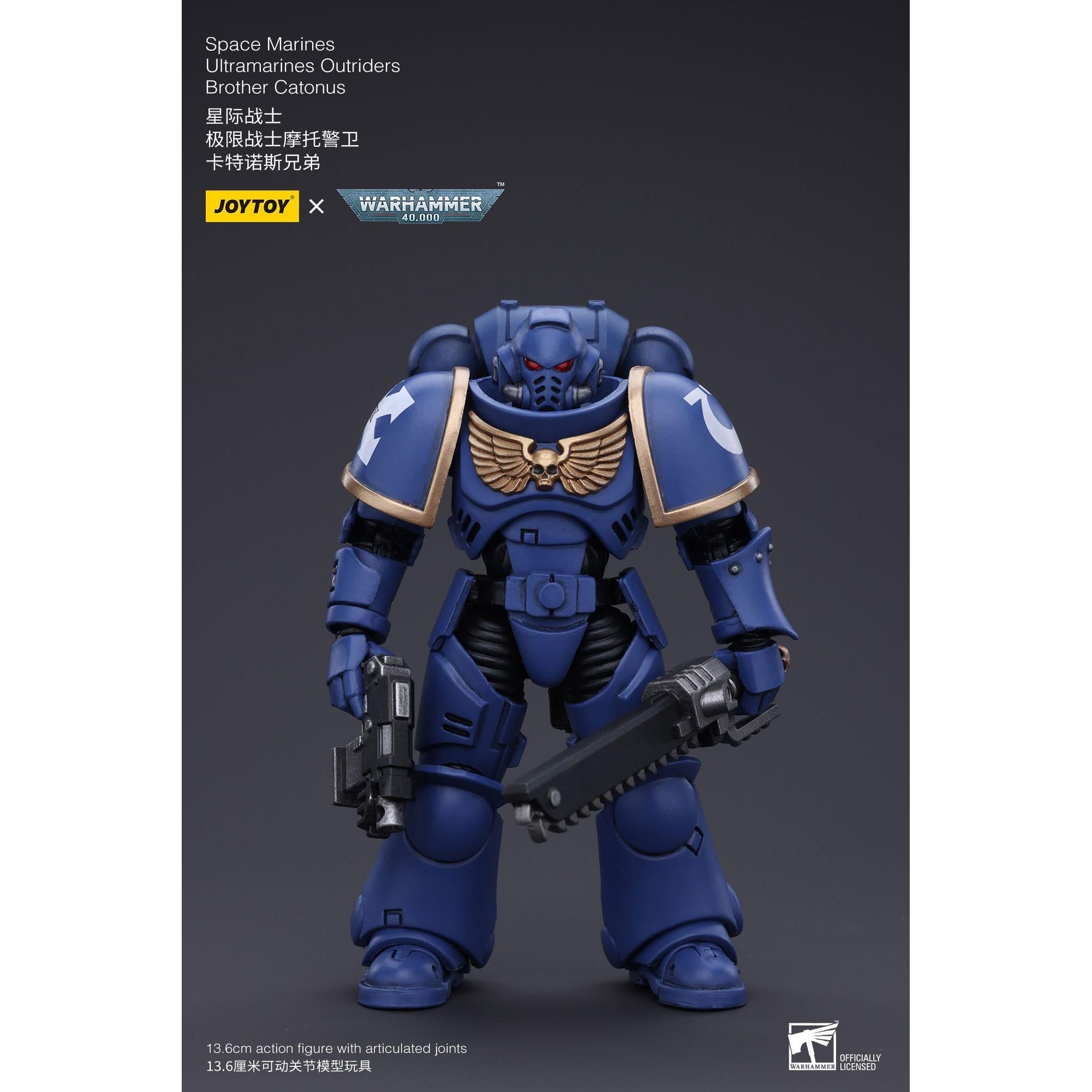 Warhammer 40k: Ultramarines Outriders Brother Catonus-Actionfiguren-JoyToy-Mighty Underground