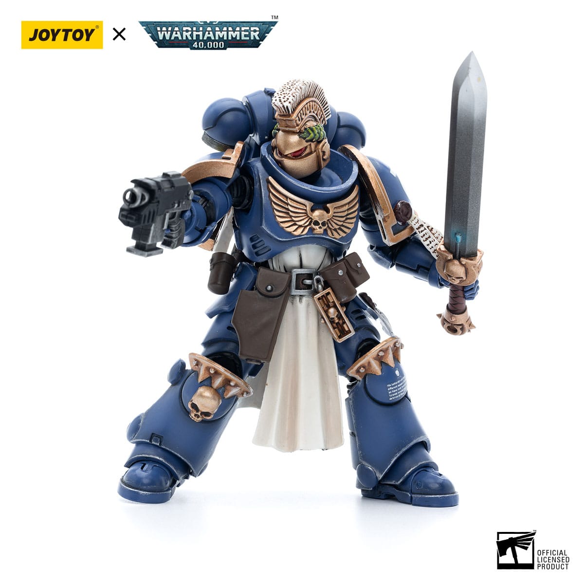 Warhammer 40k: Ultramarines Primaris Company Champion Brother Parnaeus - 12 cm-Actionfiguren-JoyToy-Mighty Underground