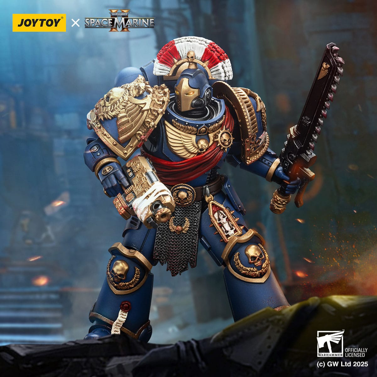 Warhammer 40k: Ultramarines Relic Secundus Armour (Space Marine 2)-Actionfiguren-JoyToy-Mighty Underground