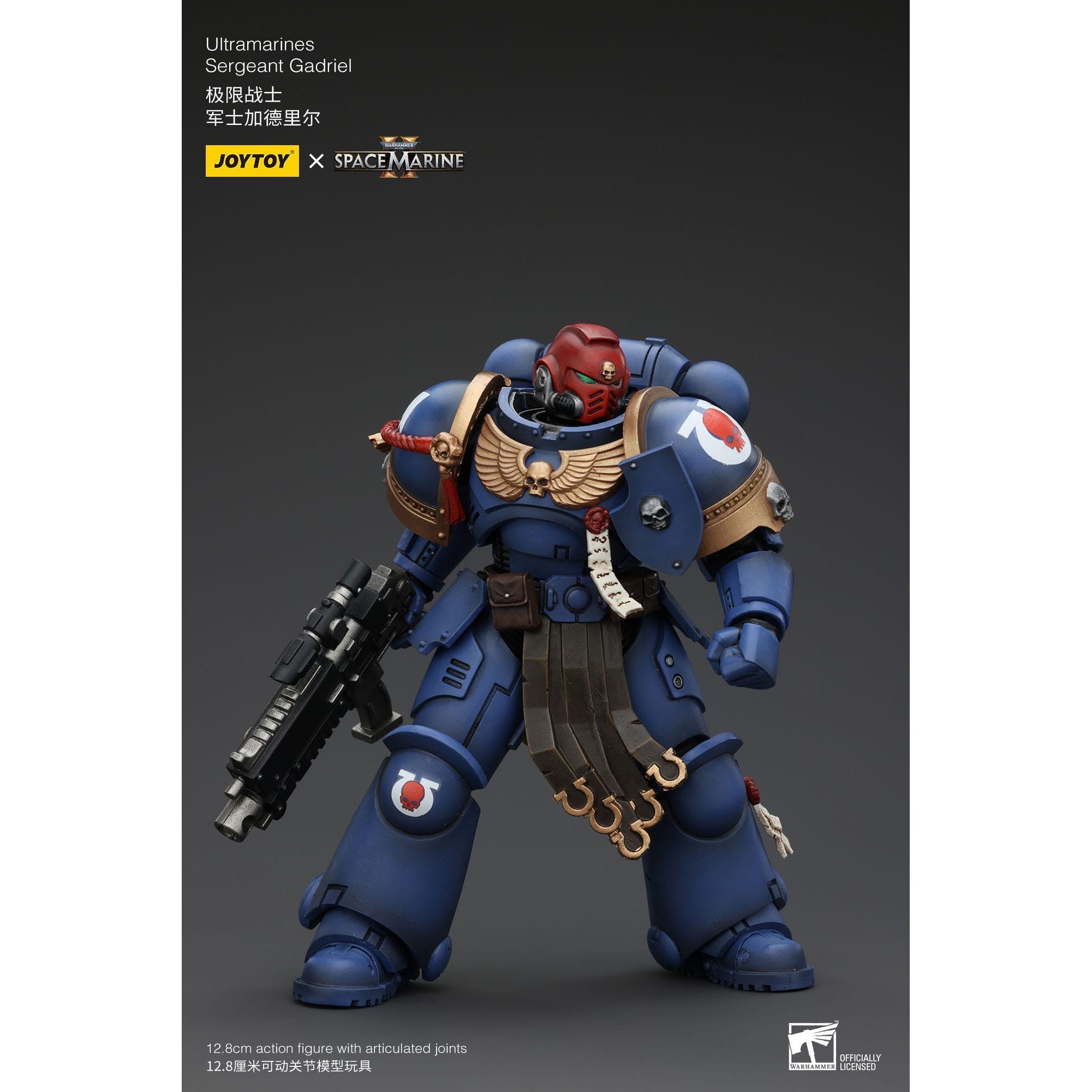 Warhammer 40k: Uitramarines Sergeant Gadriel (Space Marine II)-Actionfiguren-JoyToy-Mighty Underground