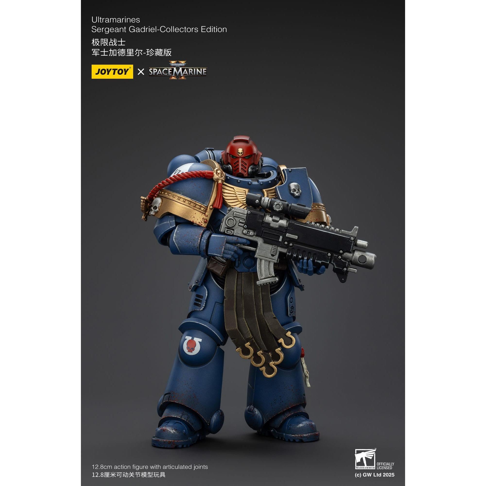 Warhammer 40k: Ultramarines Sergeant Gadriel (Space Marine II) [Collectors Edition]-Actionfiguren-JoyToy-Mighty Underground