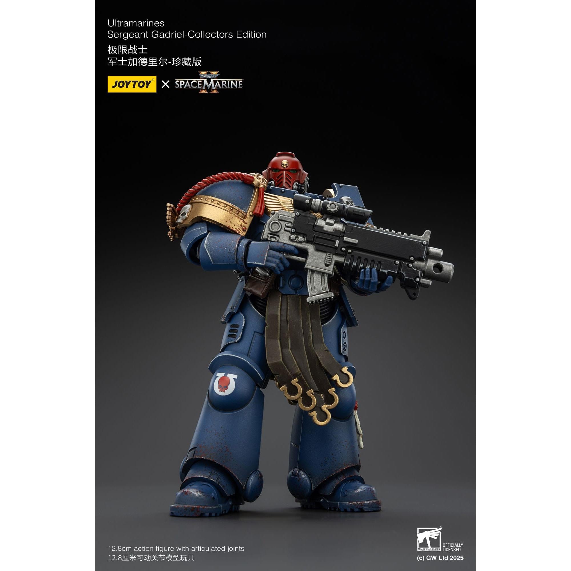 Warhammer 40k: Ultramarines Sergeant Gadriel (Space Marine II) [Collectors Edition]-Actionfiguren-JoyToy-Mighty Underground