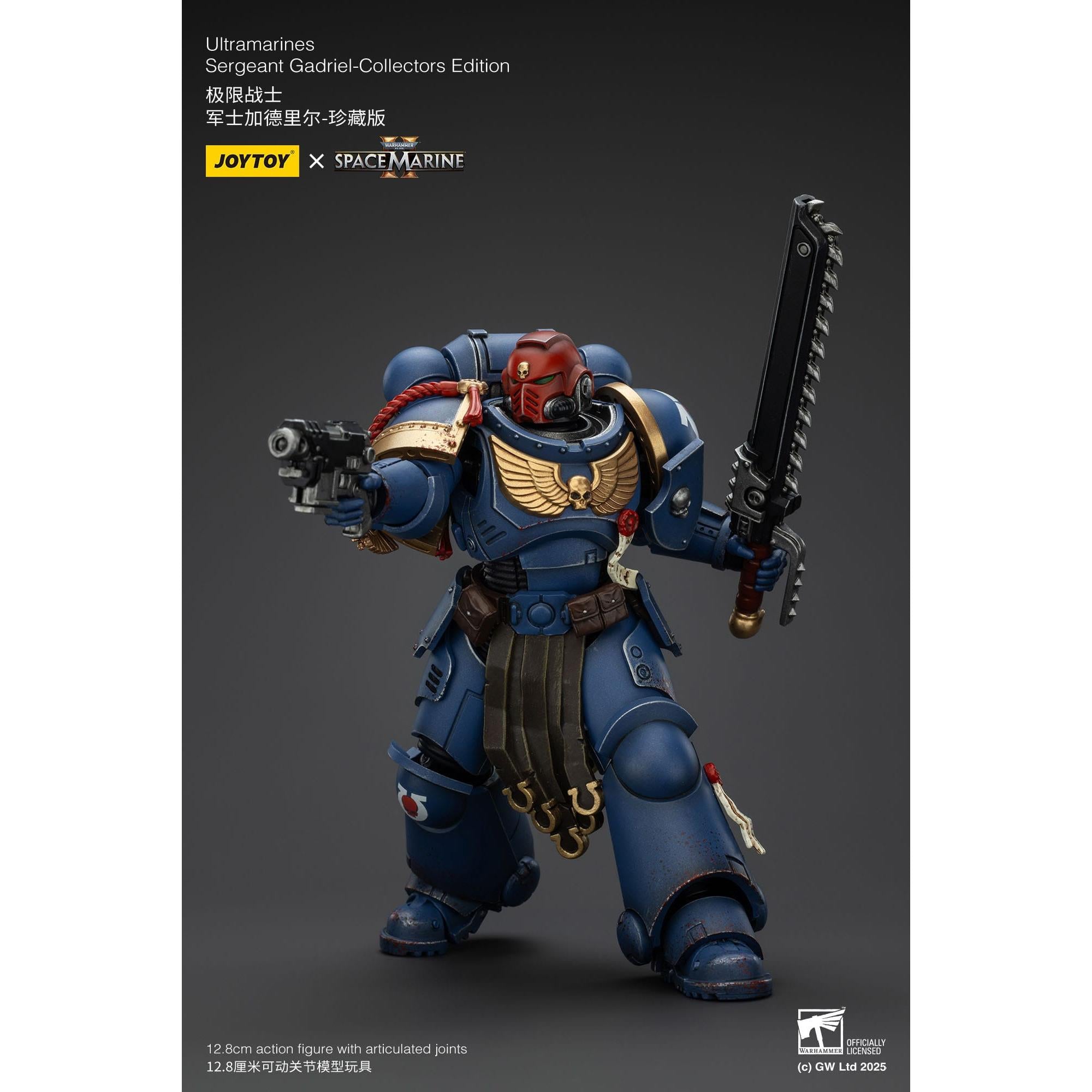 Warhammer 40k: Ultramarines Sergeant Gadriel (Space Marine II) [Collectors Edition]-Actionfiguren-JoyToy-Mighty Underground