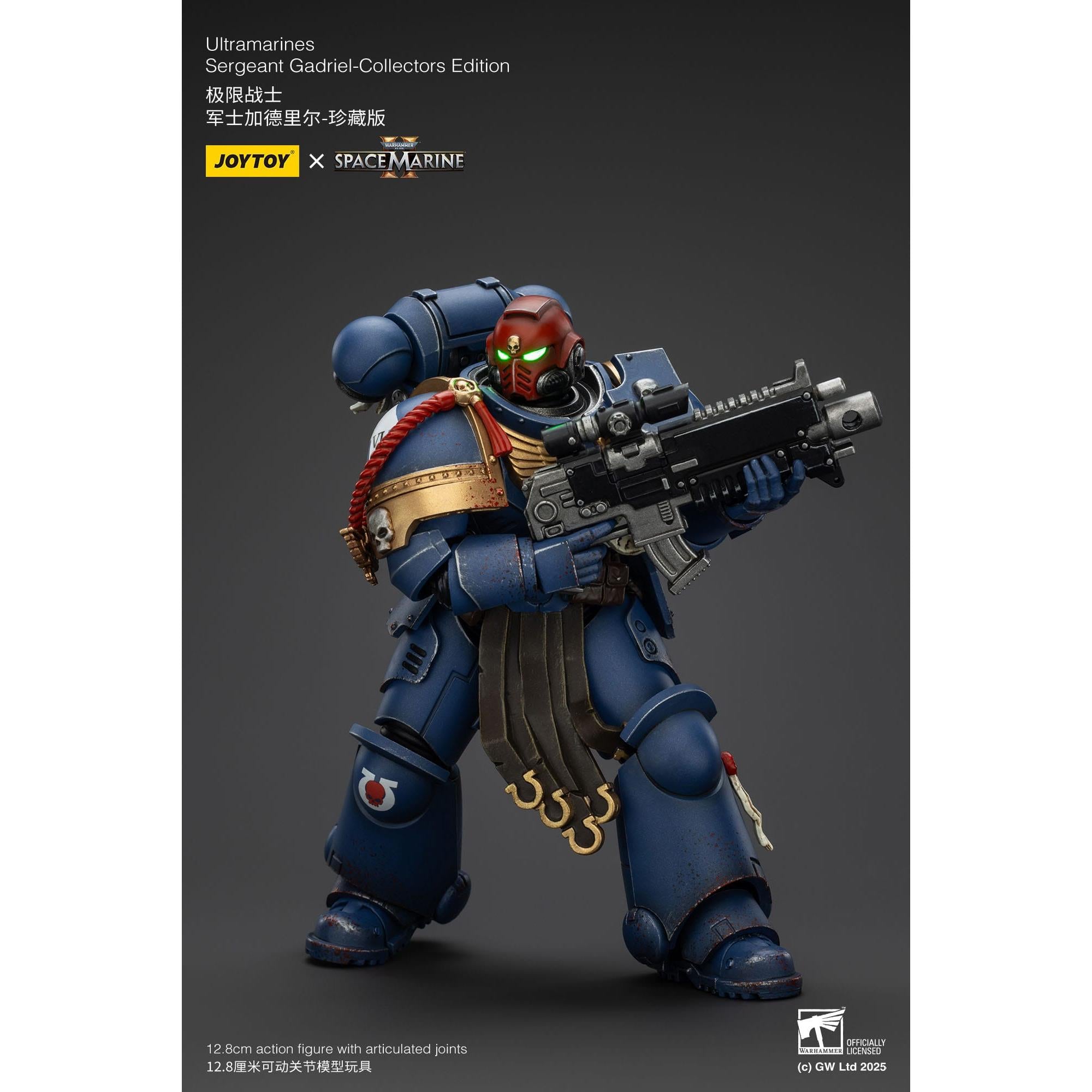 Warhammer 40k: Ultramarines Sergeant Gadriel (Space Marine II) [Collectors Edition]-Actionfiguren-JoyToy-Mighty Underground