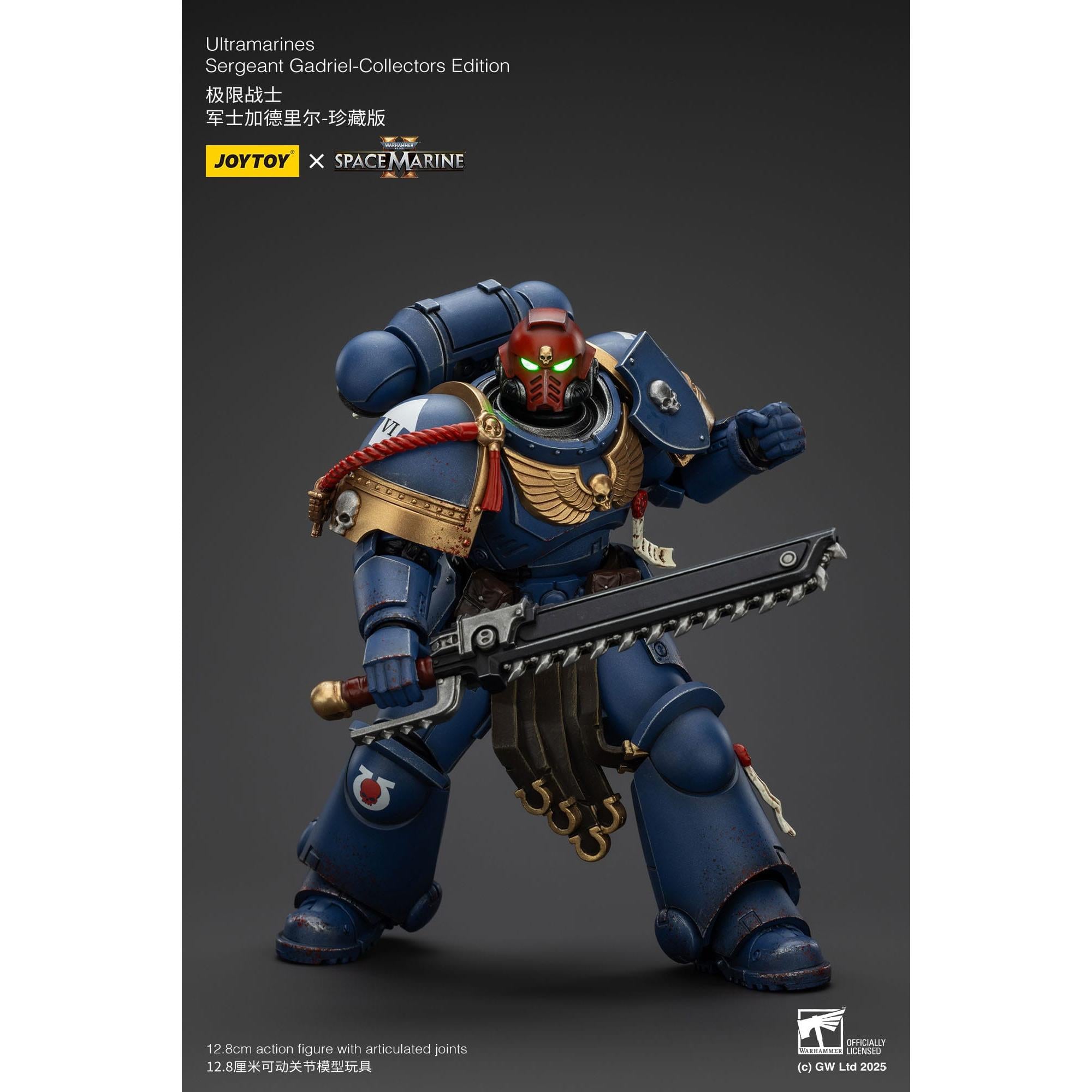 Warhammer 40k: Ultramarines Sergeant Gadriel (Space Marine II) [Collectors Edition]-Actionfiguren-JoyToy-Mighty Underground