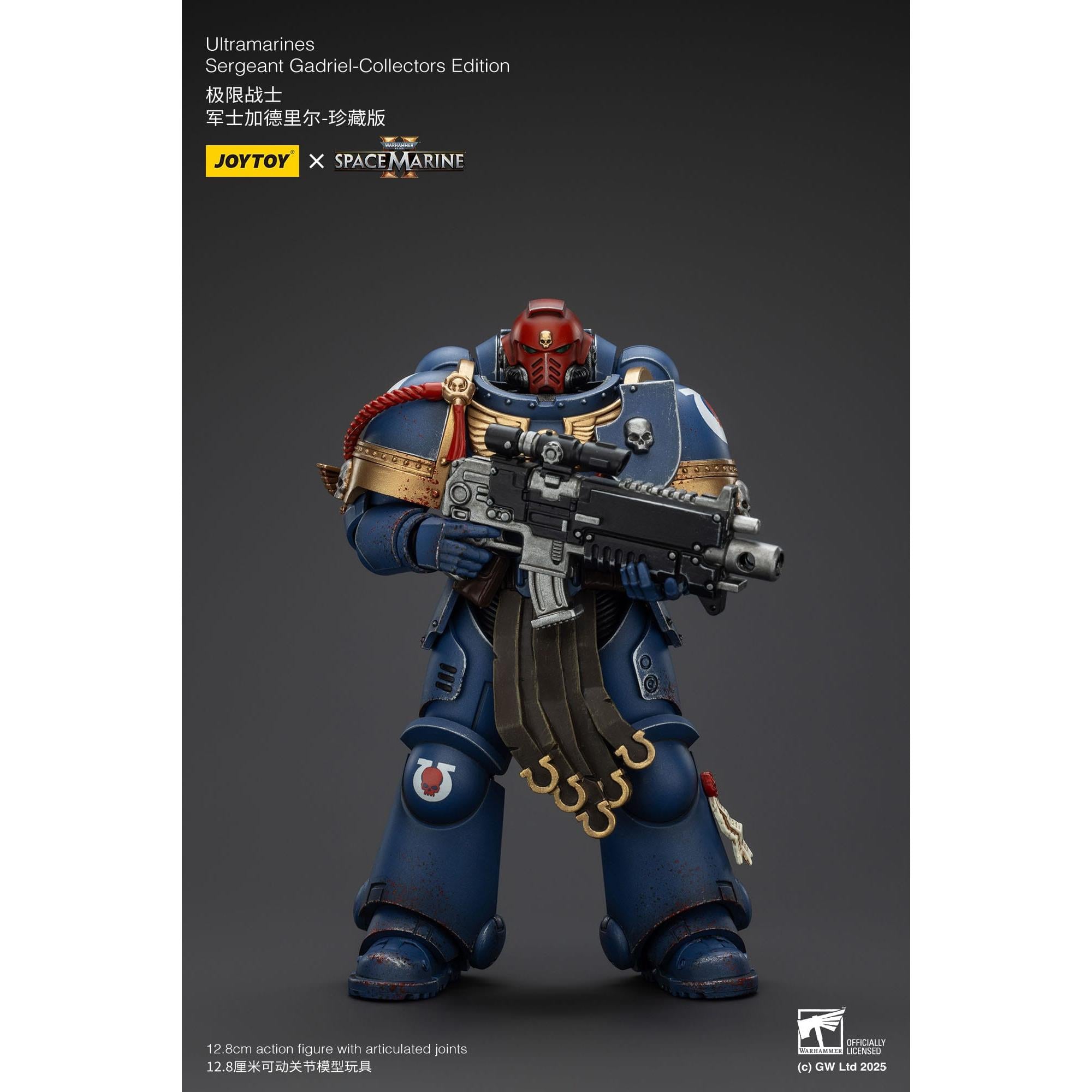 Warhammer 40k: Ultramarines Sergeant Gadriel (Space Marine II) [Collectors Edition]-Actionfiguren-JoyToy-Mighty Underground