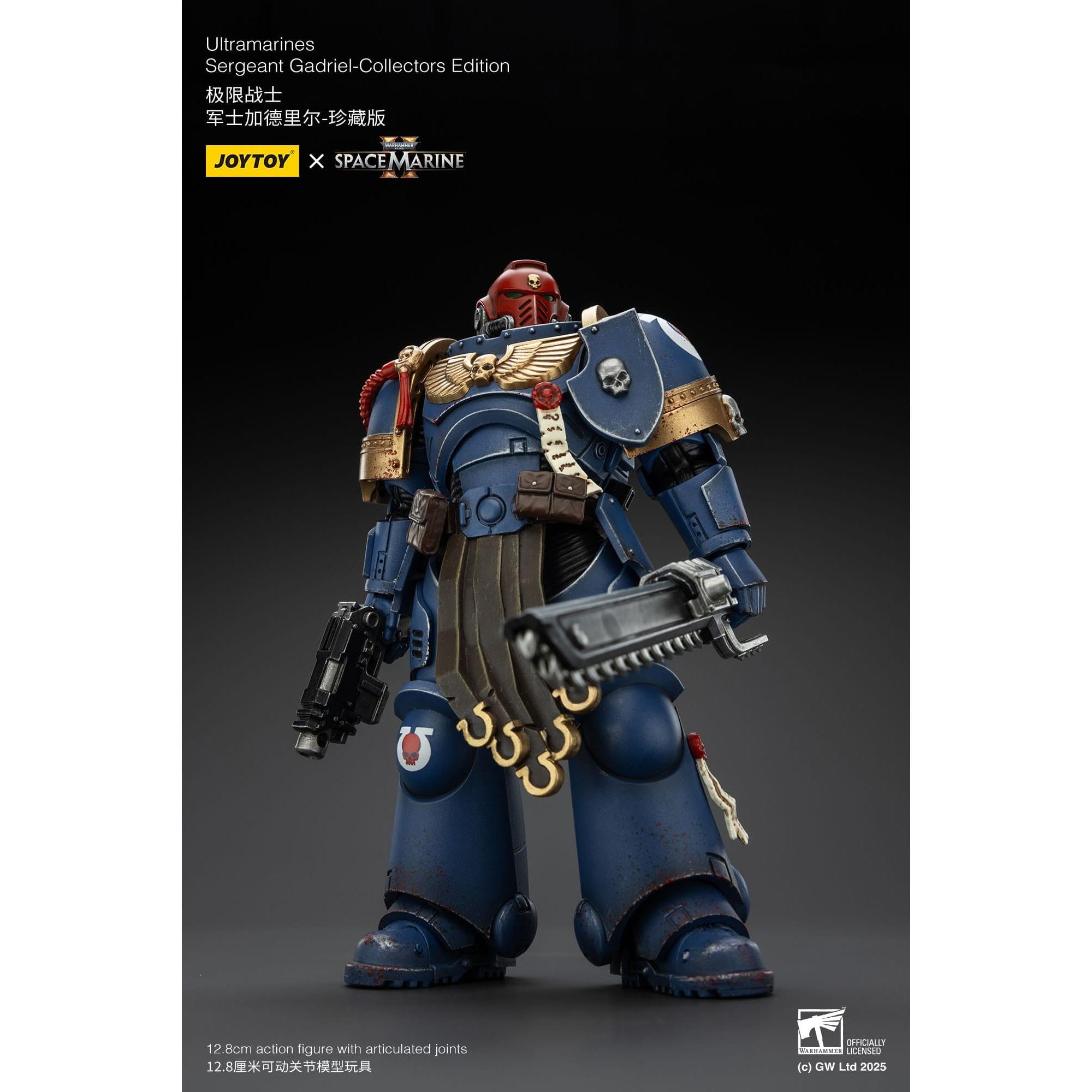 Warhammer 40k: Ultramarines Sergeant Gadriel (Space Marine II) [Collectors Edition]-Actionfiguren-JoyToy-Mighty Underground