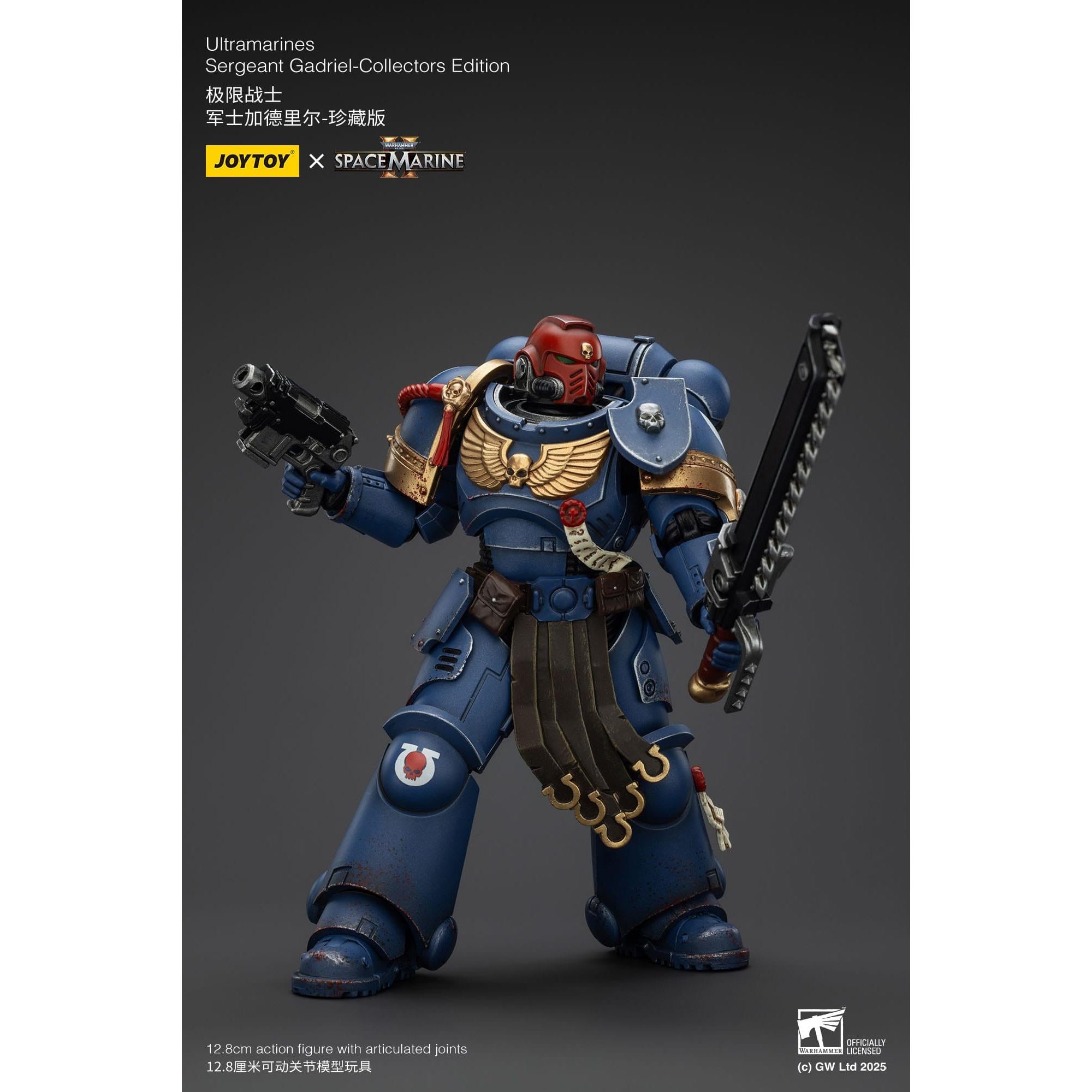 Warhammer 40k: Ultramarines Sergeant Gadriel (Space Marine II) [Collectors Edition]-Actionfiguren-JoyToy-Mighty Underground