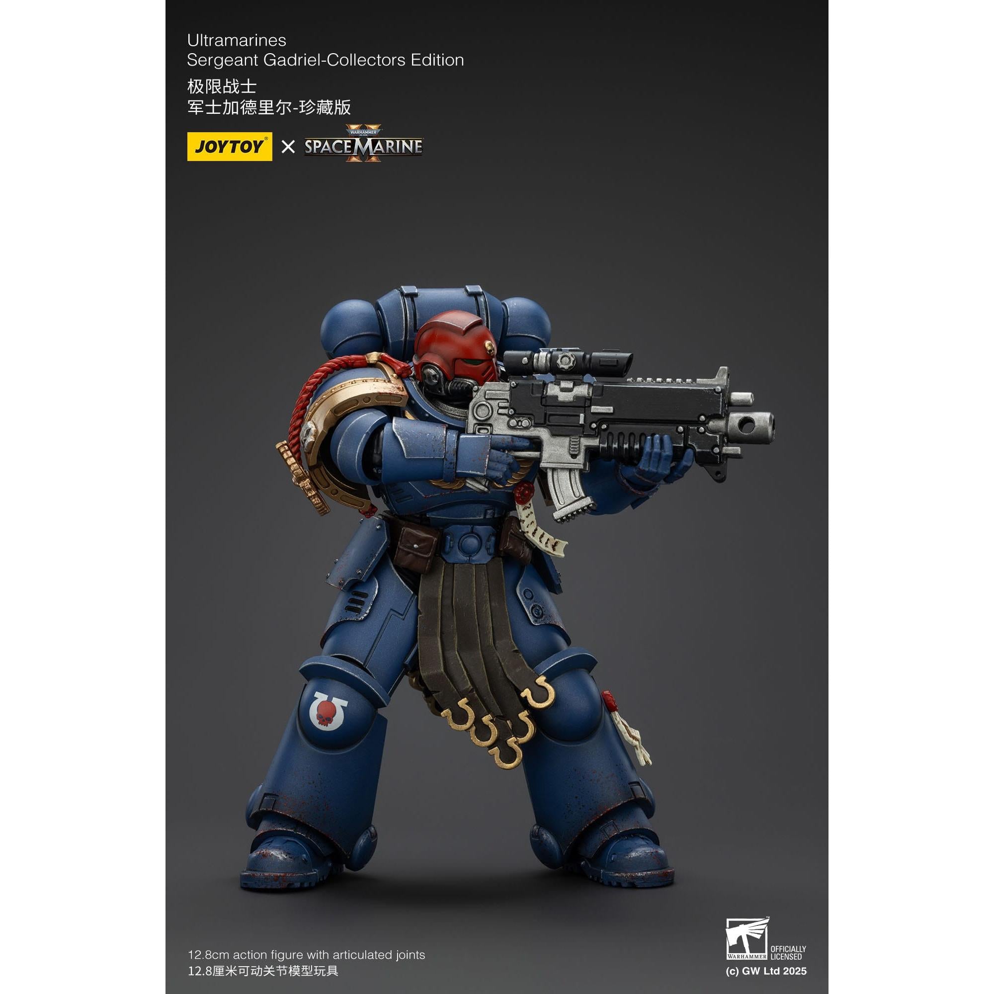 Warhammer 40k: Ultramarines Sergeant Gadriel (Space Marine II) [Collectors Edition]-Actionfiguren-JoyToy-Mighty Underground