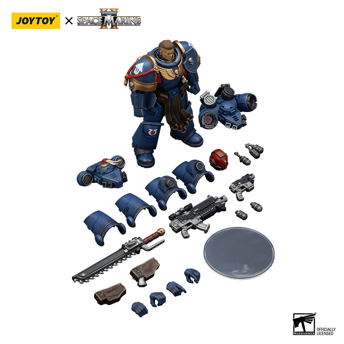 Warhammer 40k: Ultramarines Sergeant Gadriel (Space Marine II) [Collectors Edition]-Actionfiguren-JoyToy-Mighty Underground
