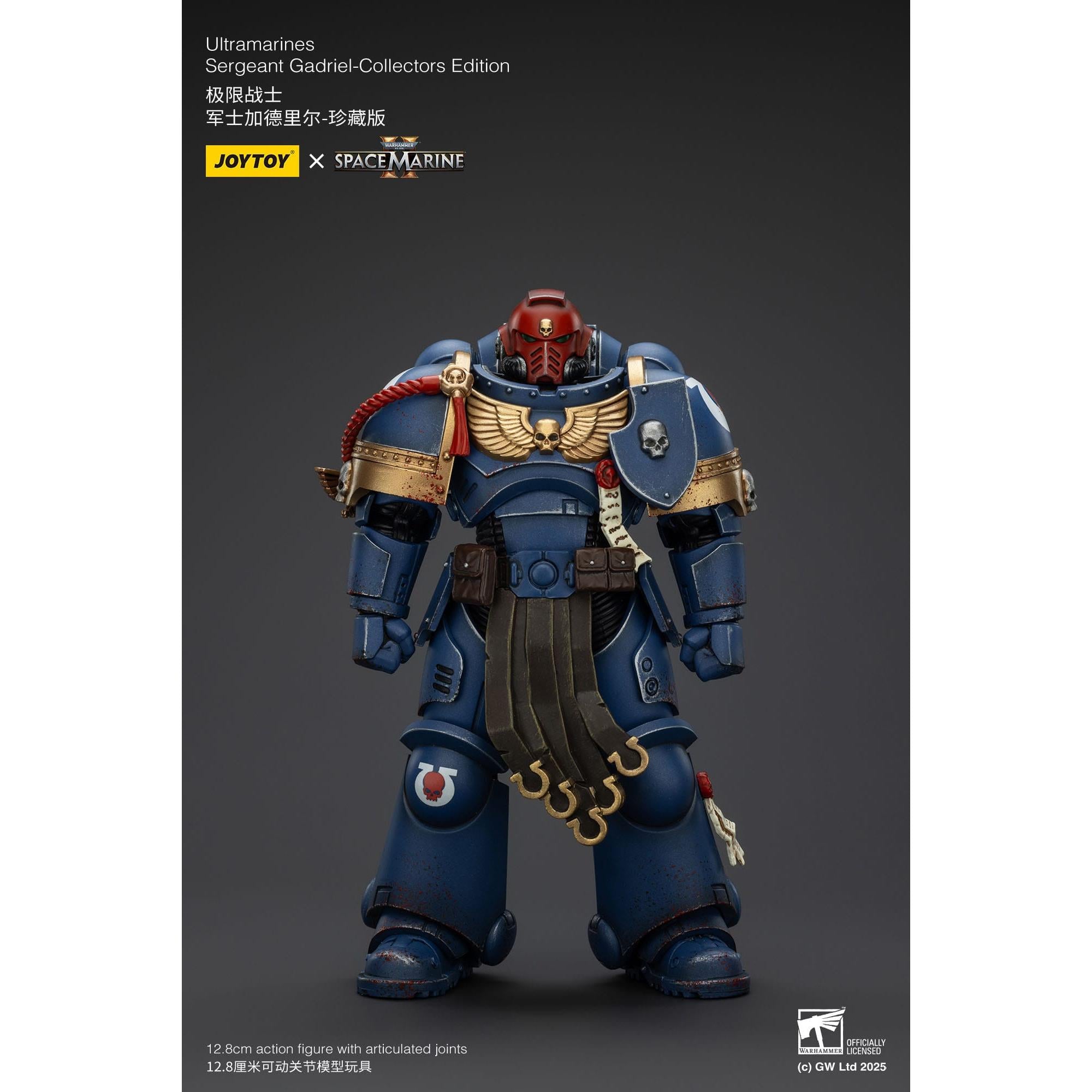 Warhammer 40k: Ultramarines Sergeant Gadriel (Space Marine II) [Collectors Edition]-Actionfiguren-JoyToy-Mighty Underground