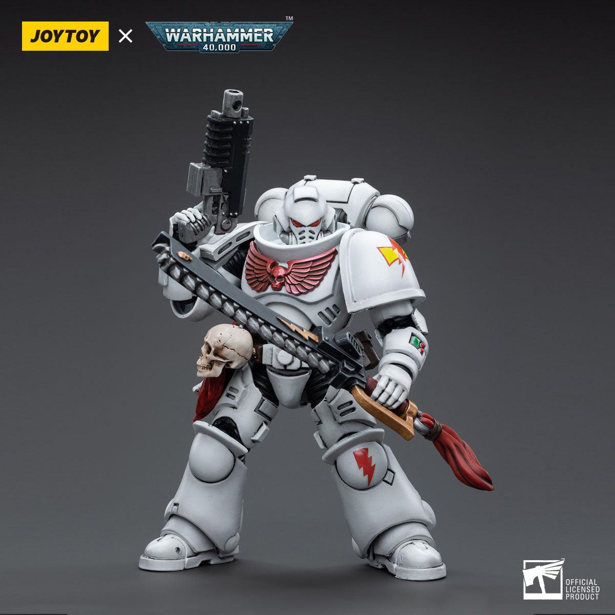 Warhammer 40k: White Scars Assault Intercessor Brother Batjargal - 12 cm-Actionfiguren-JoyToy-Mighty Underground