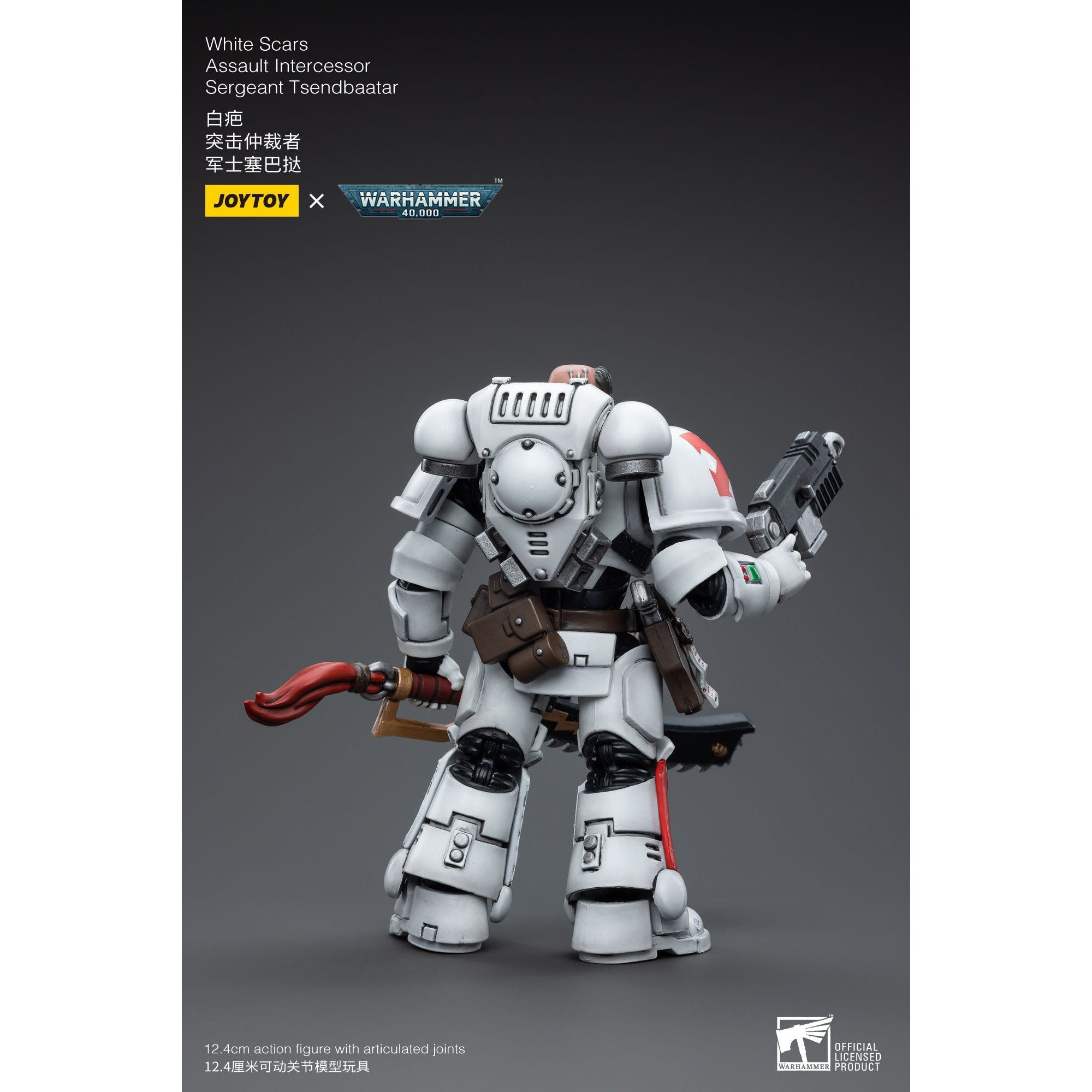 Warhammer 40k: White Scars Assault Intercessor Sergeant Tsendbaatar - 12 cm-Actionfiguren-JoyToy-Mighty Underground