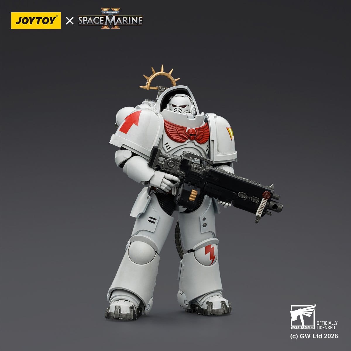 Warhammer 40k: White Scars Heavy Intercessor (Game Edition, Spacemarine 2)-Actionfiguren-JoyToy-Mighty Underground