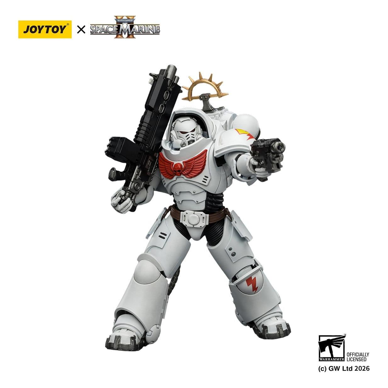 Warhammer 40k: White Scars Heavy Intercessor (Game Edition, Spacemarine 2)-Actionfiguren-JoyToy-Mighty Underground