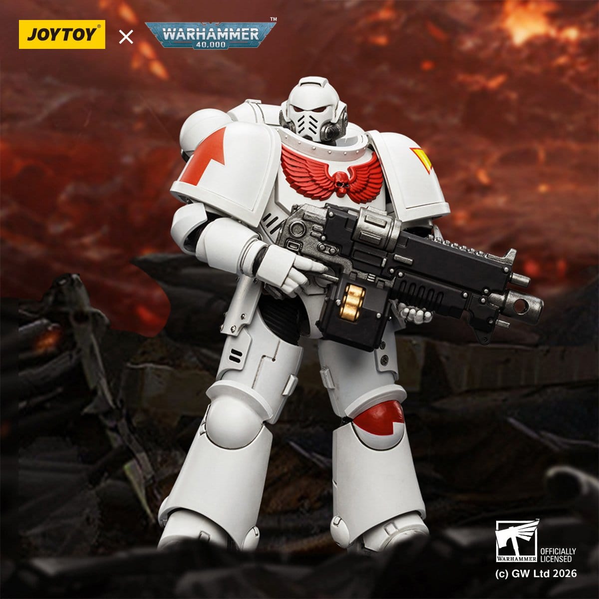 Warhammer 40k: White Scars Intercessor-Actionfiguren-JoyToy-Mighty Underground