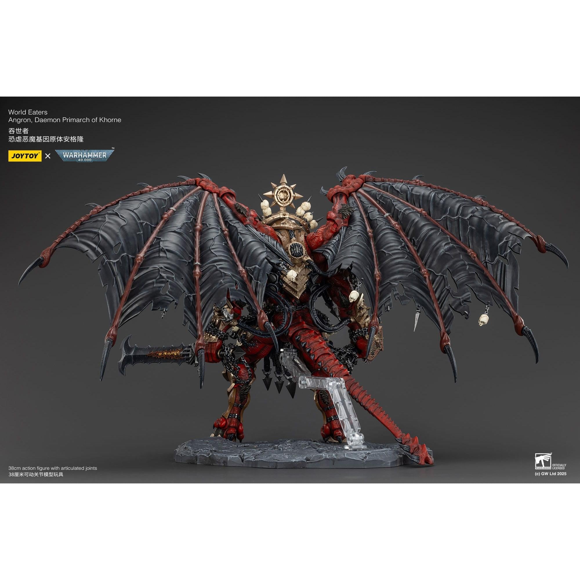 Warhammer 40k: World Eaters Angron Daemon Primarch of Khorne - 48 cm-Actionfiguren-JoyToy-Mighty Underground