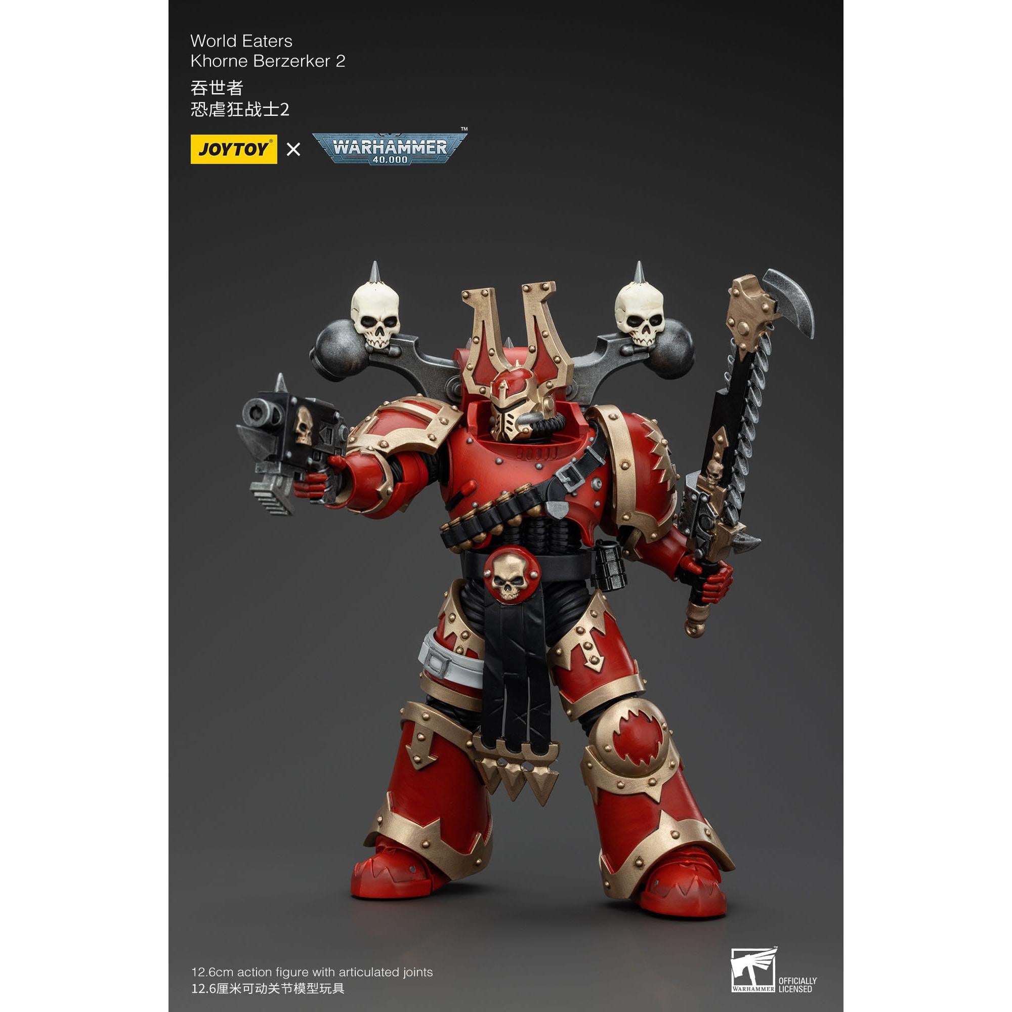 Warhammer 40k: World Eaters Khorne Berzerker 2 - 13 cm-Actionfiguren-JoyToy-Mighty Underground