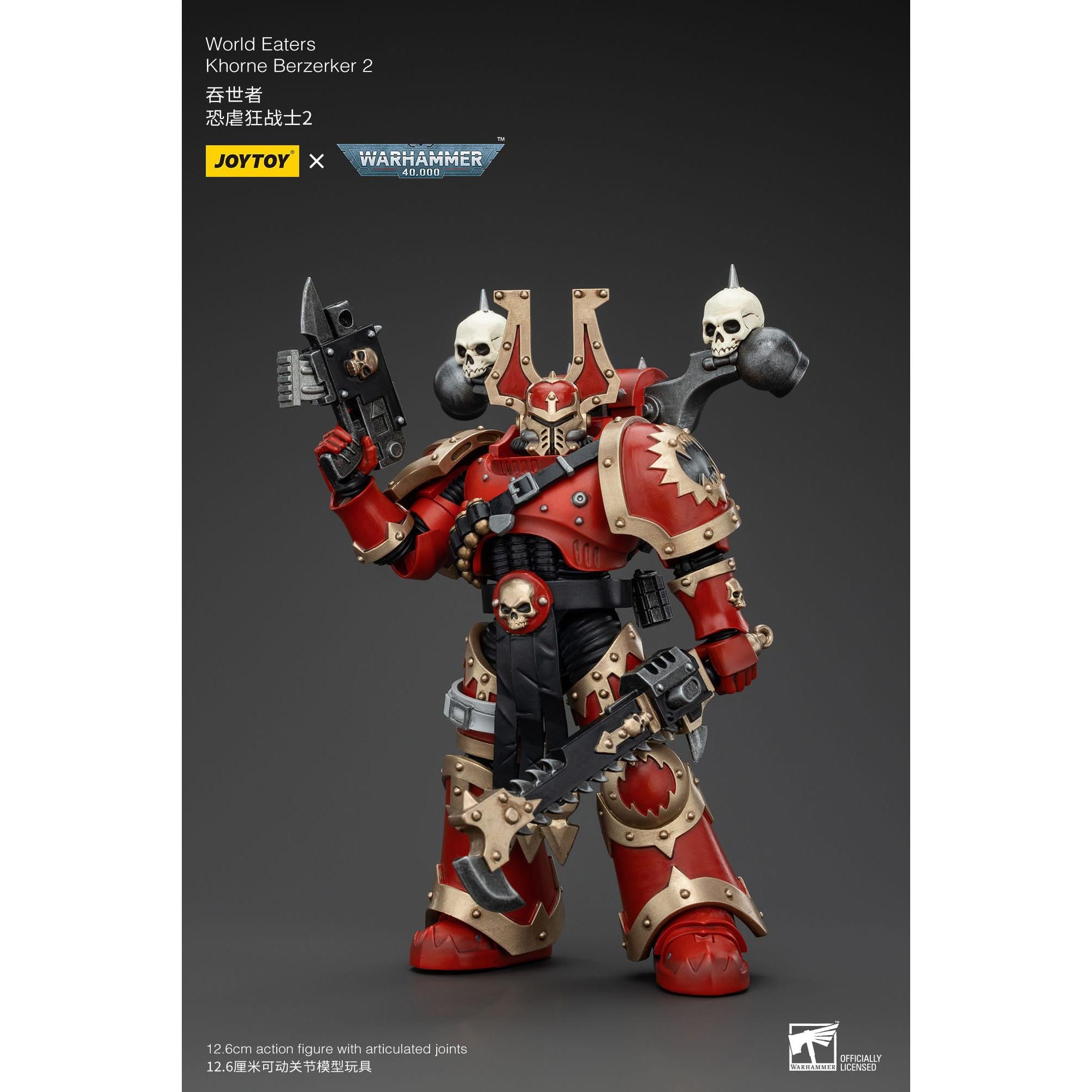 Warhammer 40k: World Eaters Khorne Berzerker 2 - 13 cm-Actionfiguren-JoyToy-Mighty Underground