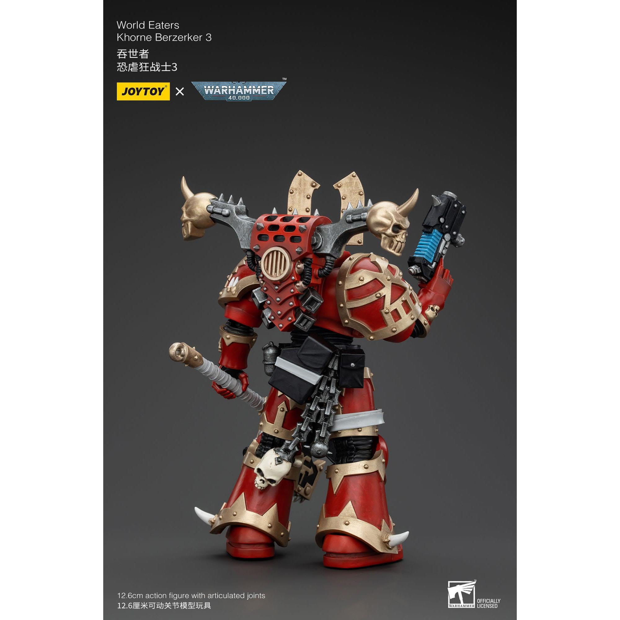 Warhammer 40k: World Eaters Khorne Berzerker 3 - 13 cm-Actionfiguren-JoyToy-Mighty Underground