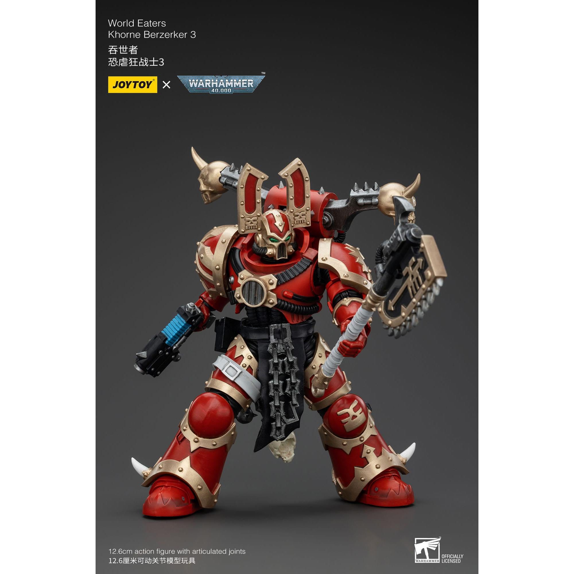 Warhammer 40k: World Eaters Khorne Berzerker 3 - 13 cm-Actionfiguren-JoyToy-Mighty Underground