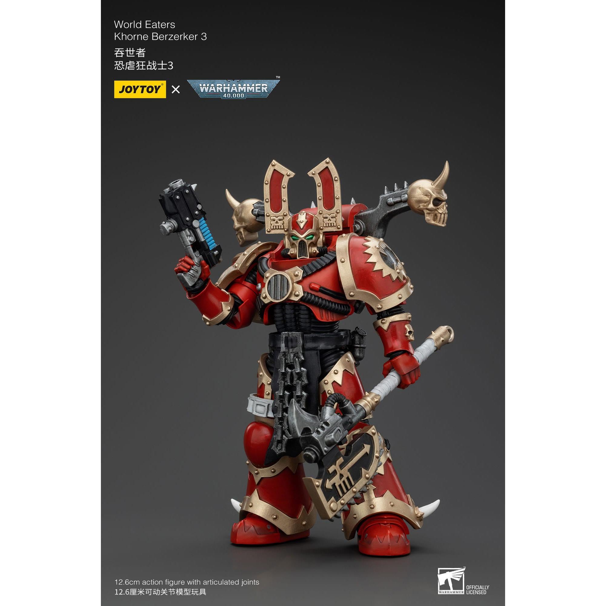 Warhammer 40k: World Eaters Khorne Berzerker 3 - 13 cm-Actionfiguren-JoyToy-Mighty Underground