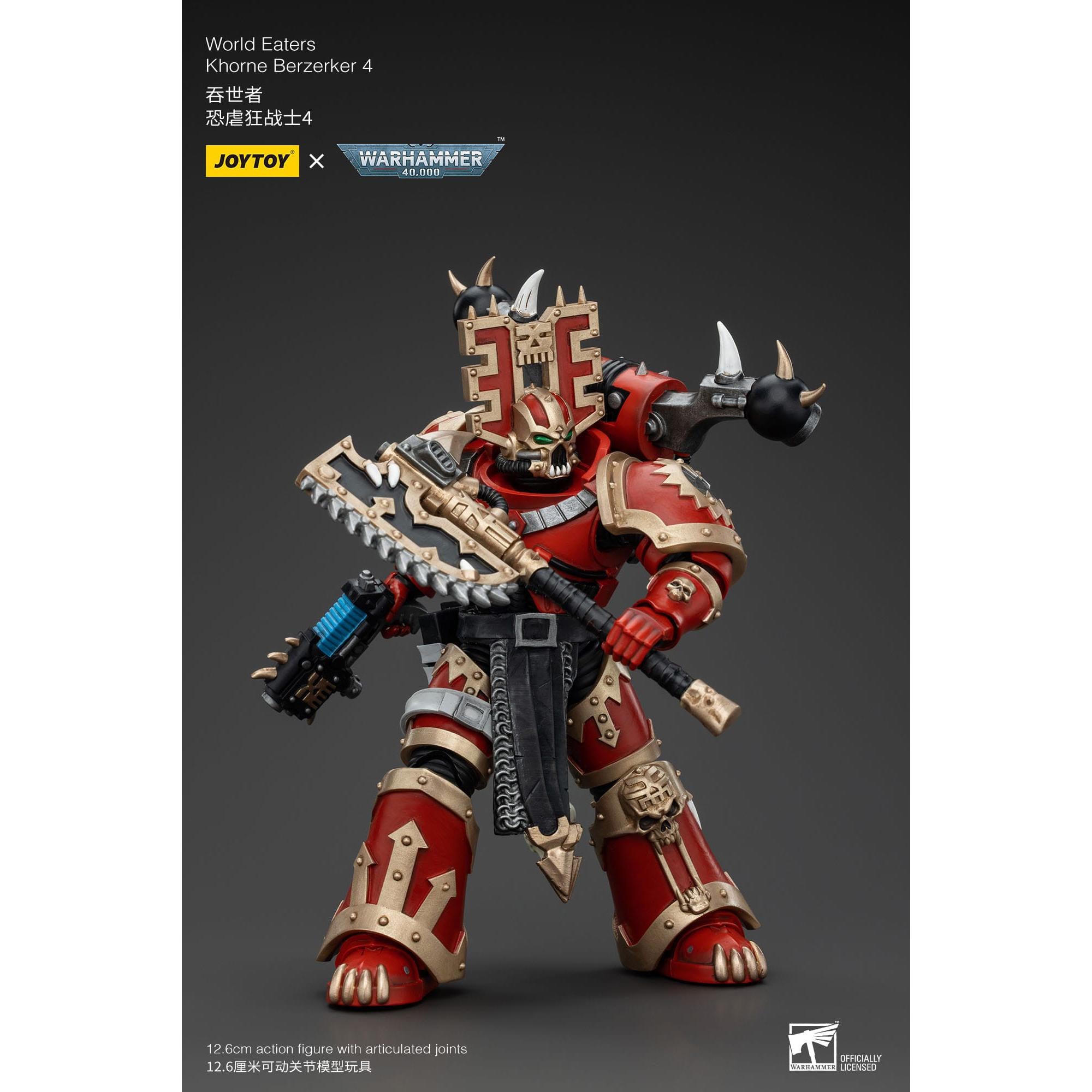 Warhammer 40k: World Eaters Khorne Berzerker 4 - 13 cm-Actionfiguren-JoyToy-Mighty Underground