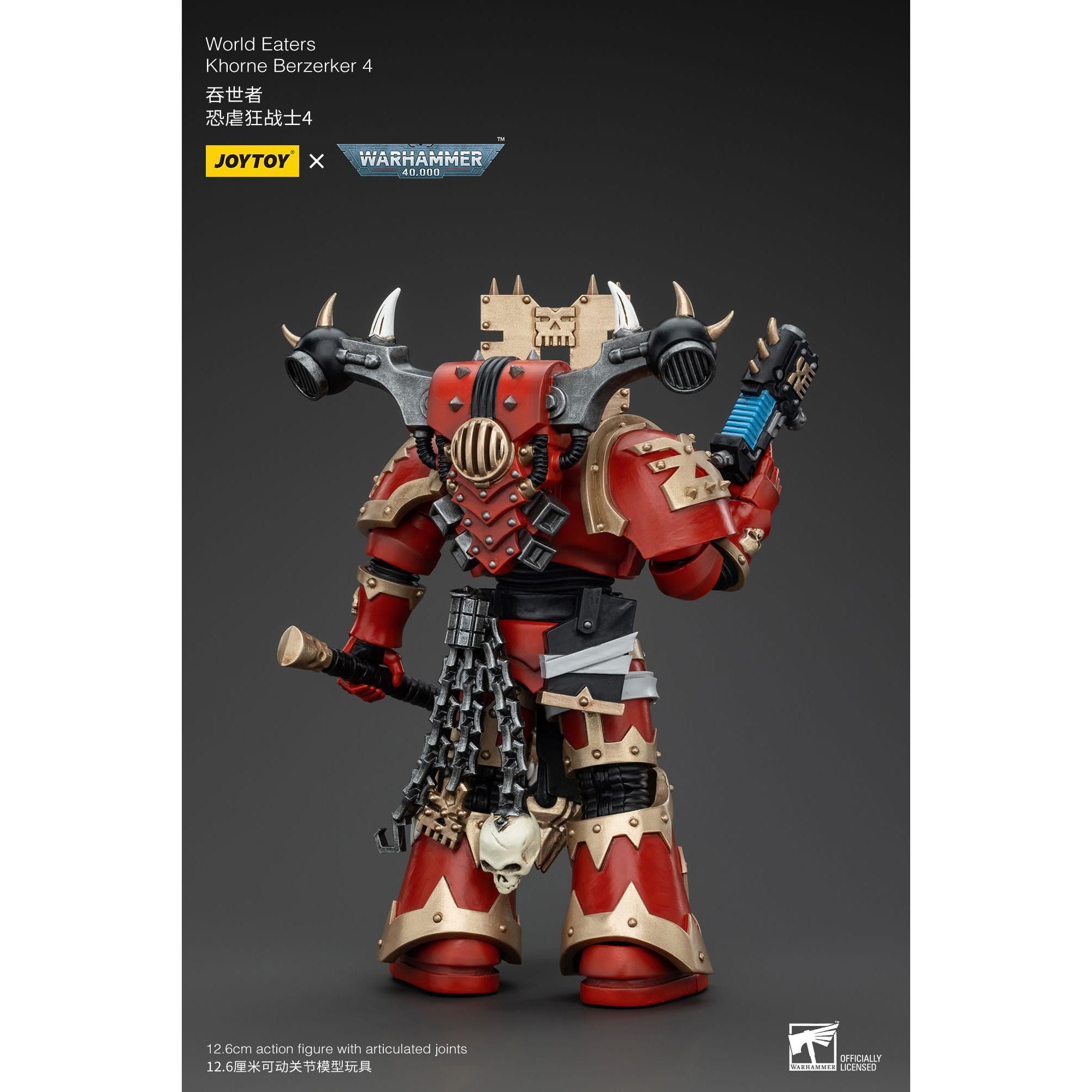 Warhammer 40k: World Eaters Khorne Berzerker 4 - 13 cm-Actionfiguren-JoyToy-Mighty Underground