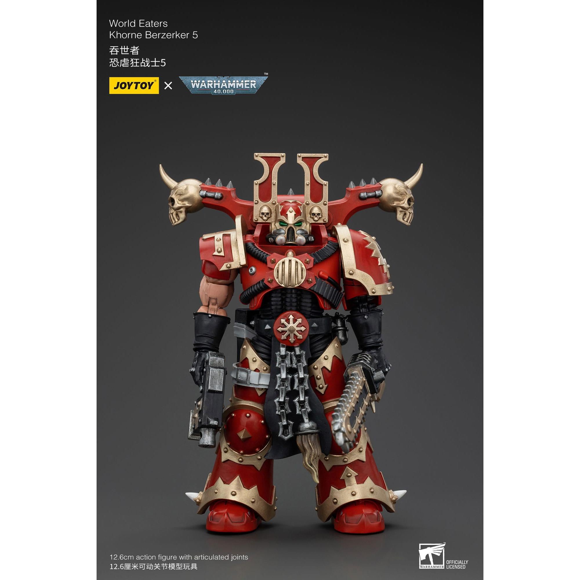 Warhammer 40k: World Eaters Khorne Berzerker 5 - 13 cm-Actionfiguren-JoyToy-Mighty Underground