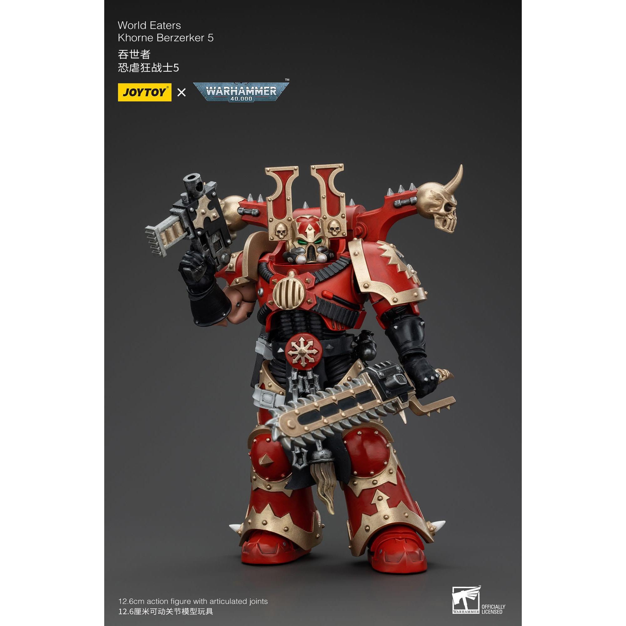 Warhammer 40k: World Eaters Khorne Berzerker 5 - 13 cm-Actionfiguren-JoyToy-Mighty Underground