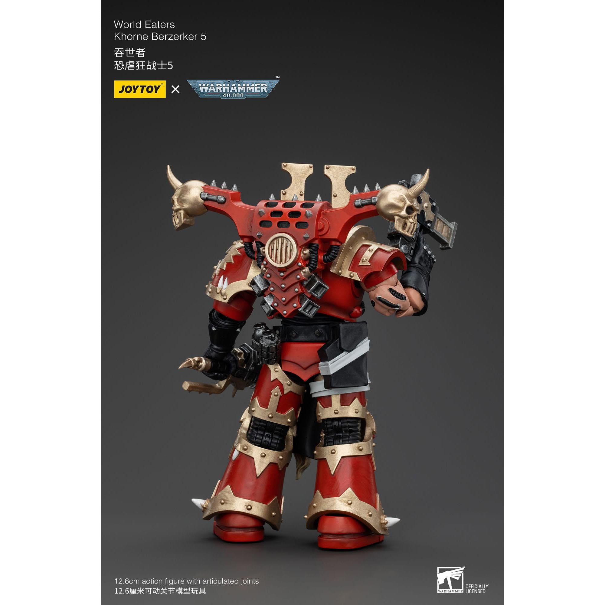 Warhammer 40k: World Eaters Khorne Berzerker 5 - 13 cm-Actionfiguren-JoyToy-Mighty Underground