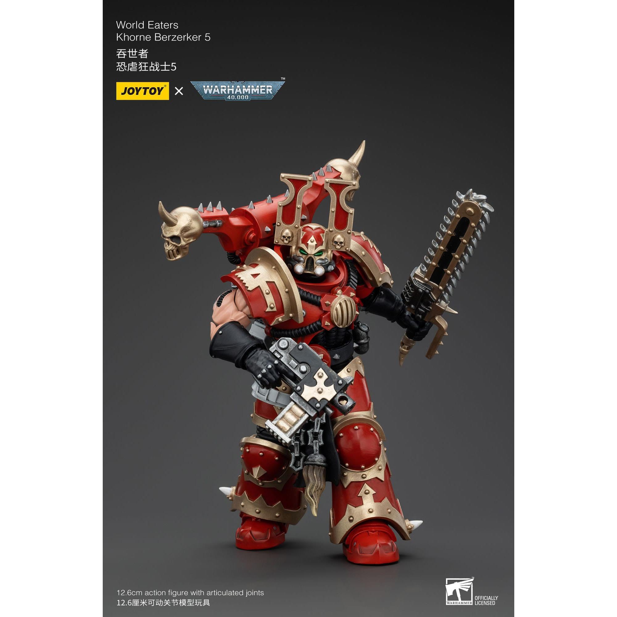 Warhammer 40k: World Eaters Khorne Berzerker 5 - 13 cm-Actionfiguren-JoyToy-Mighty Underground