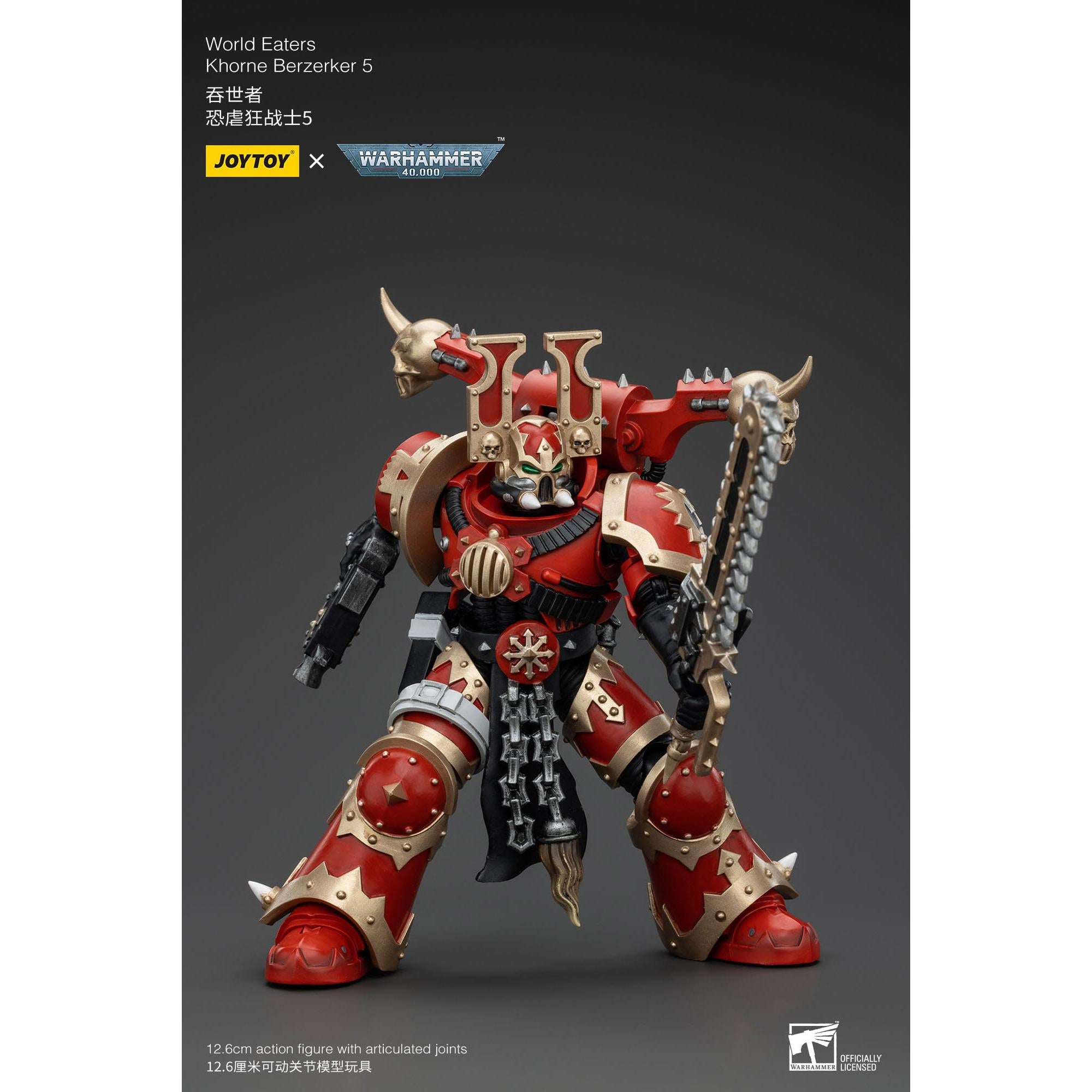 Warhammer 40k: World Eaters Khorne Berzerker 5 - 13 cm-Actionfiguren-JoyToy-Mighty Underground