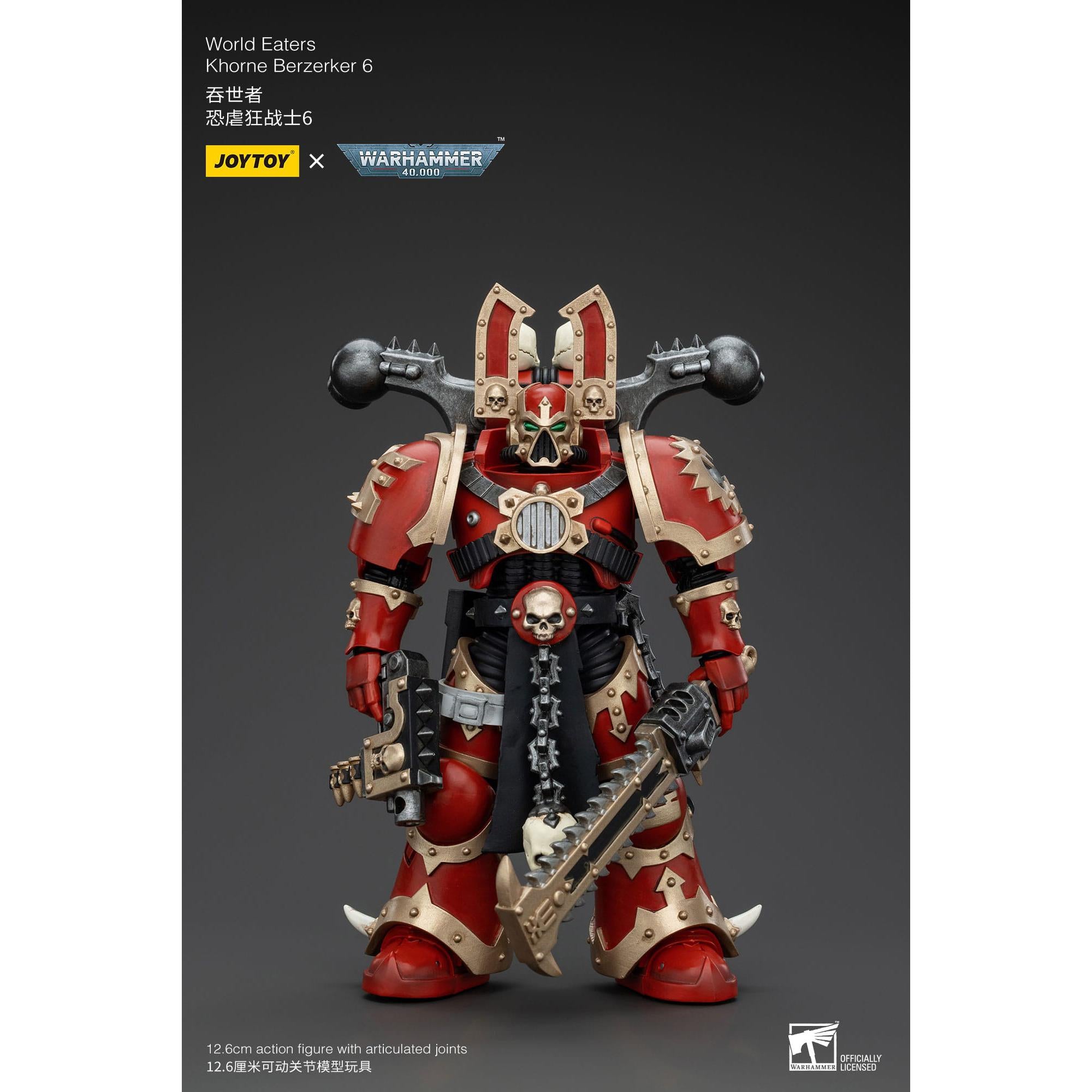 Warhammer 40k: World Eaters Khorne Berzerker 6 - 13 cm-Actionfiguren-JoyToy-Mighty Underground