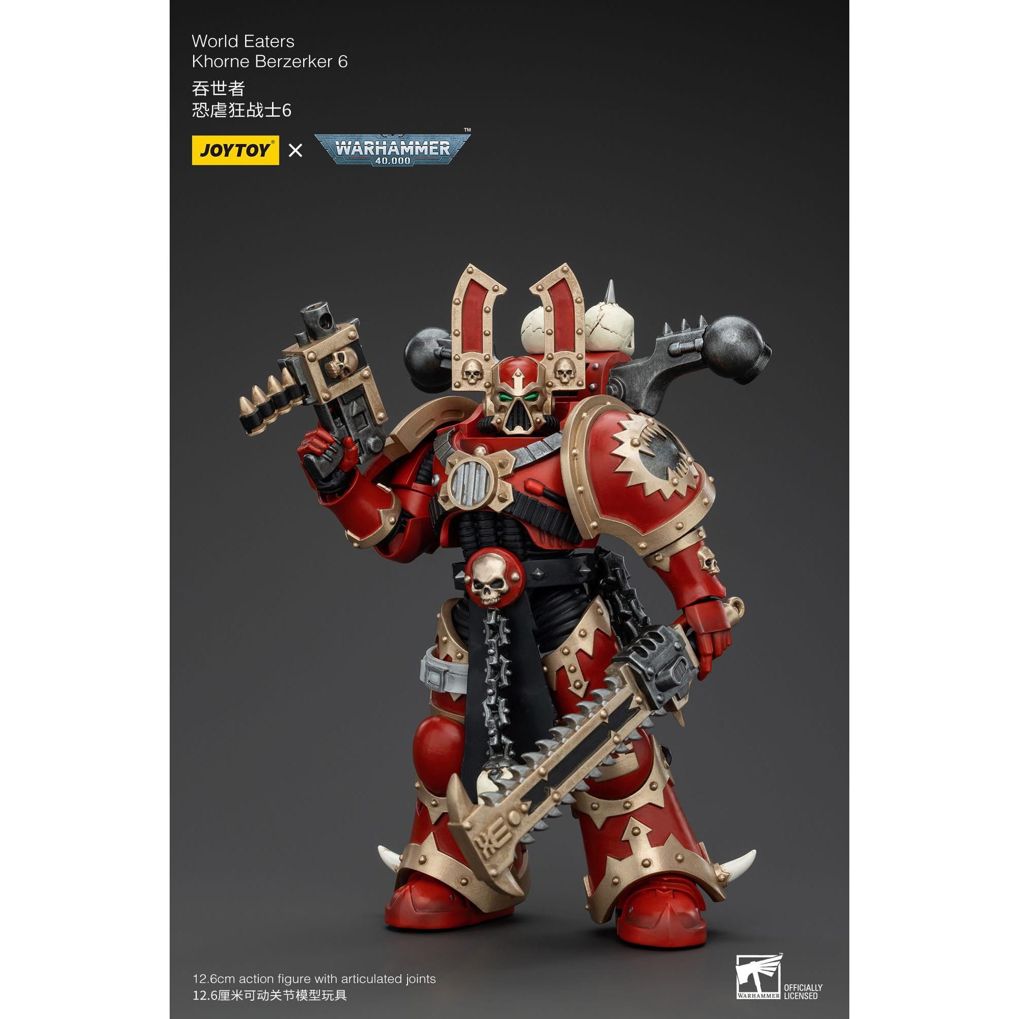 Warhammer 40k: World Eaters Khorne Berzerker 6 - 13 cm-Actionfiguren-JoyToy-Mighty Underground